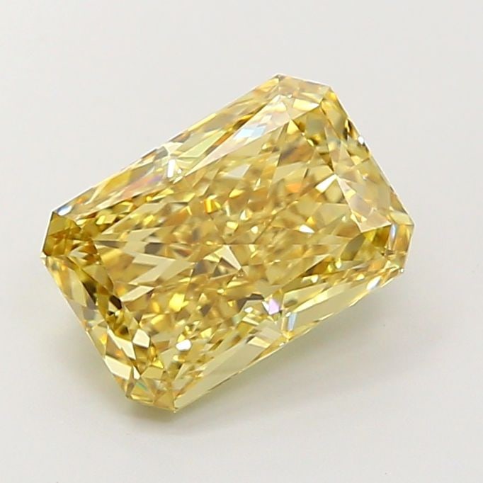 Loose Diamond - RADIANT 4.54ct Fancy Intense Yellow VS1: Loose Diamond - RADIANT 4.54ct Fancy Intense Yellow VS1 Source: This is a real non-mined Diamond that has been grown in a lab Shape: RADIANT Carats: 4.54 Color: Fancy Intense Yellow Certification: IGI