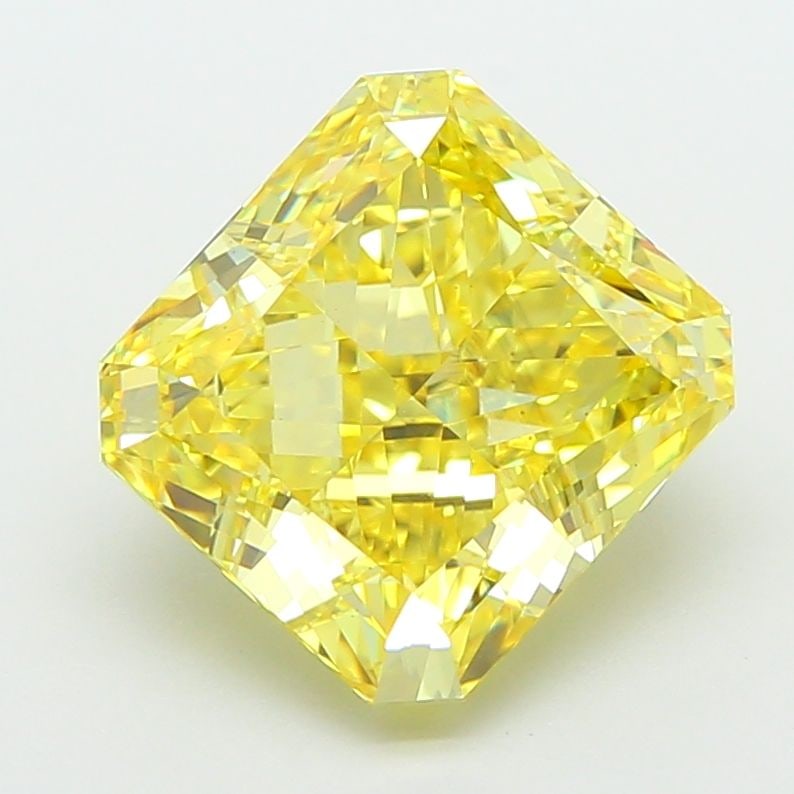 Loose Diamond - RADIANT 4.04ct Fancy Intense Yellow VS1: Loose Diamond - RADIANT 4.04ct Fancy Intense Yellow VS1 Source: This is a real non-mined Diamond that has been grown in a lab Shape: RADIANT Carats: 4.04 Color: Fancy Intense Yellow Certification: IGI