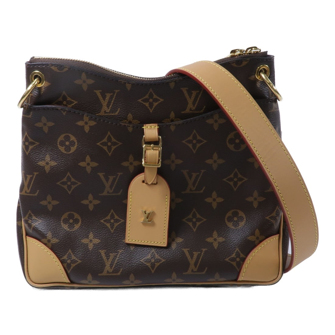 Louis Vuitton Odeon PM M45354 Monogram Shoulder Bag Brown: Louis Vuitton Odeon PM M45354 Monogram Shoulder Bag Brown Louis Vuitton Odeon PM shoulder bag in brown Monogram PVC coated canvas. This women's bag features a shoulder strap, an exterior magnetic pock