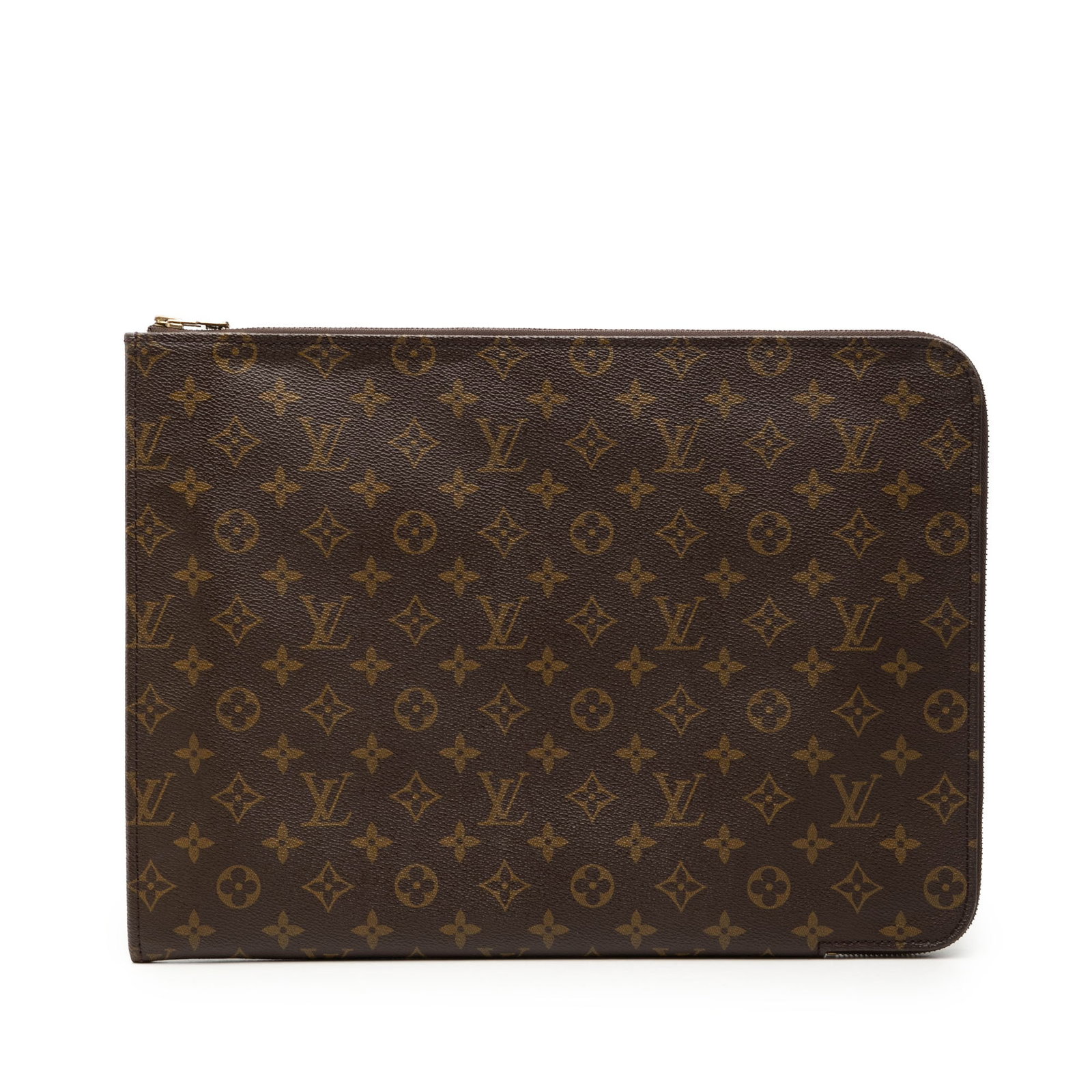 Louis Vuitton Monogram Poche Documents Zip Portfolio Bag (1 of 6)