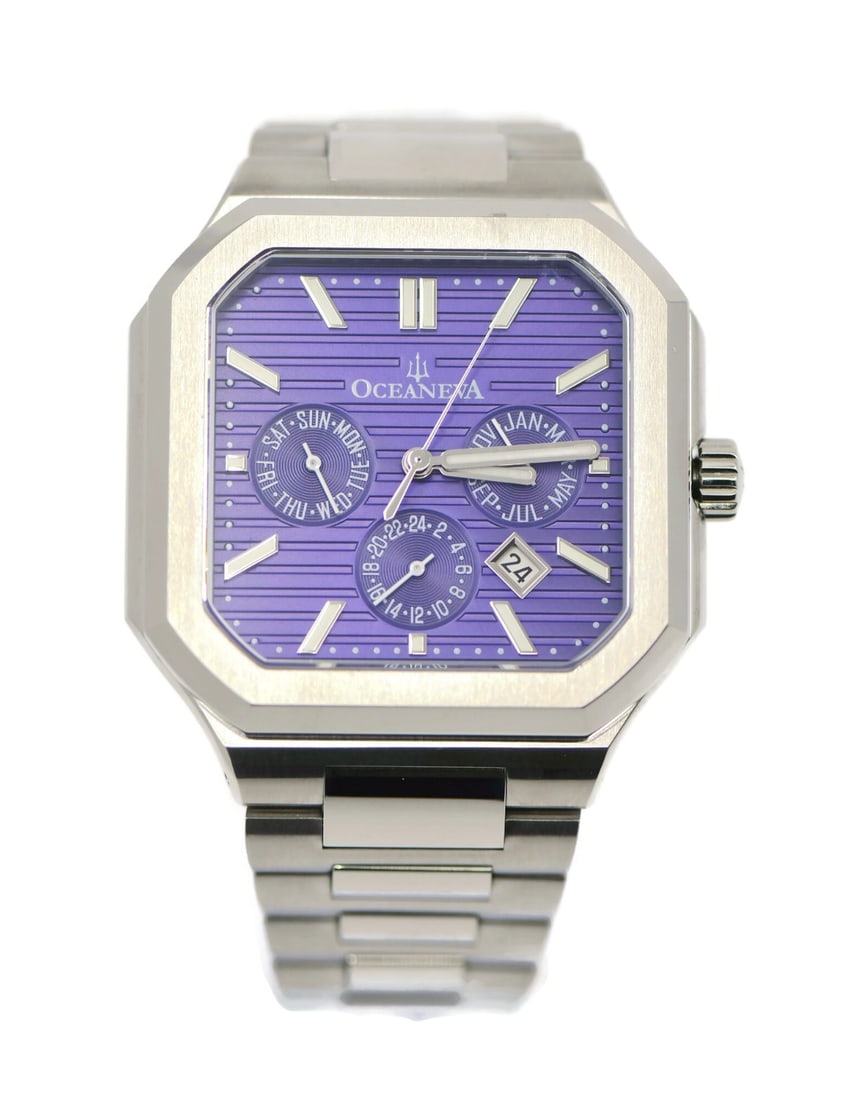 Oceaneva Tenuis Automatic Stainless Steel Watch TN9120PLST with Box and Papers (1 of 6)