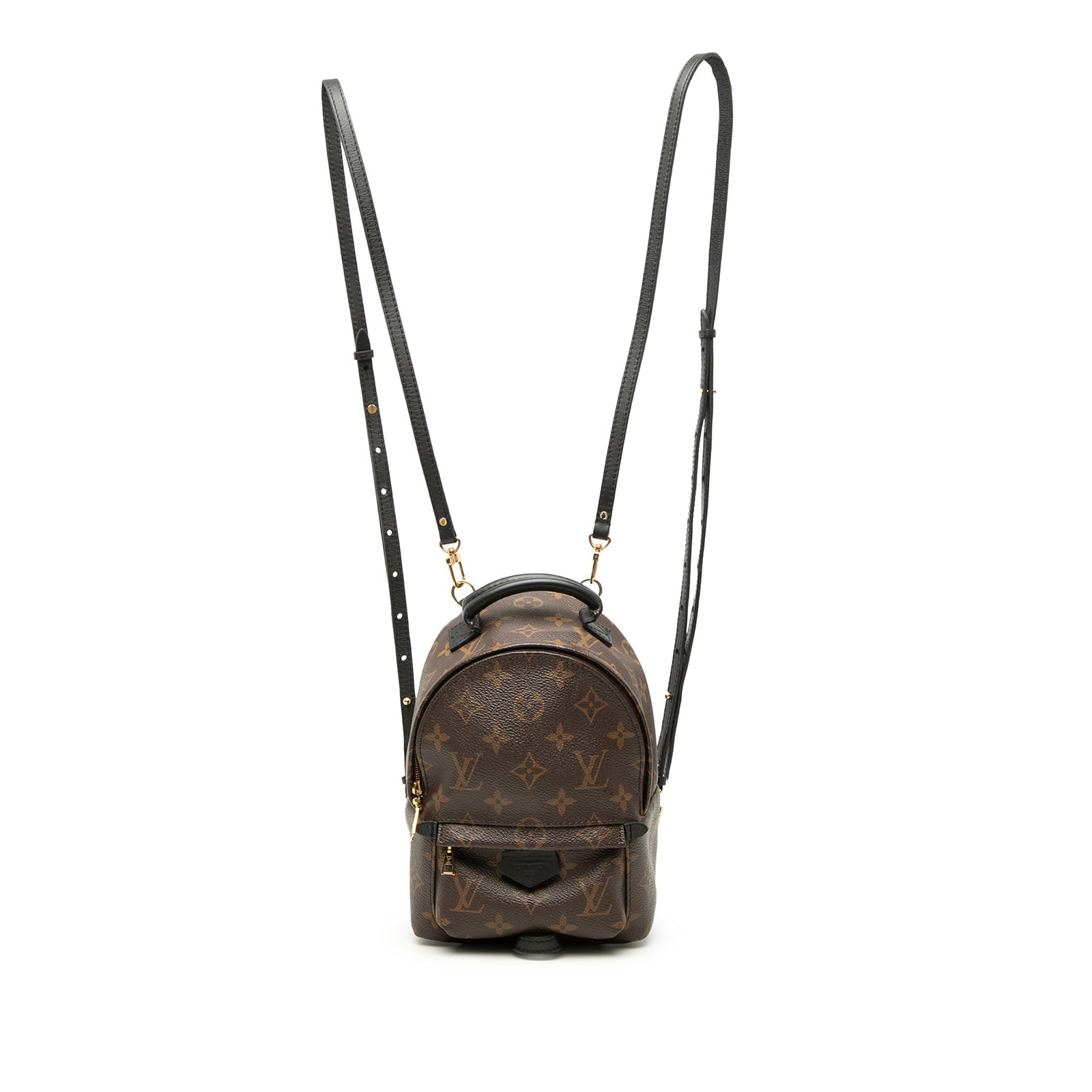 Louis Vuitton Mini Palm Springs Monogram Backpack Brown (1 of 6)