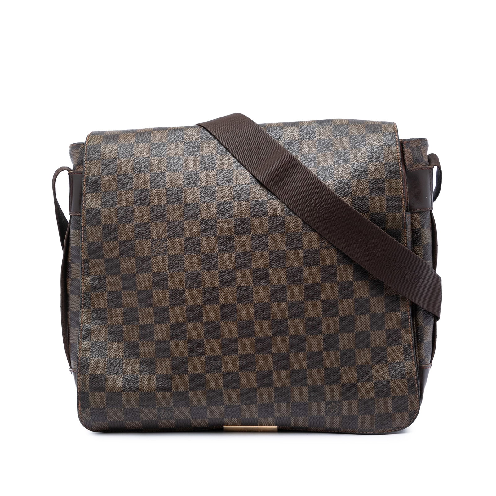 Louis Vuitton Bastille Messenger Bag in Damier Ebene Canvas: Louis Vuitton Bastille Messenger Bag in Damier Ebene Canvas Louis Vuitton Bastille shoulder bag in Damier Ebene canvas with an adjustable flat strap and front flap with hook closure. The bag includes 