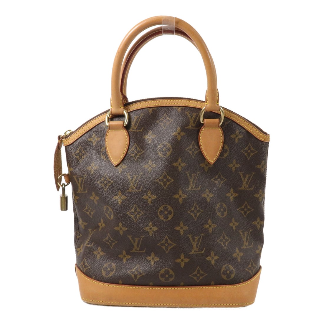 Louis Vuitton M40102 Lockit Vertical Monogram Handbag Brown (1 of 15)