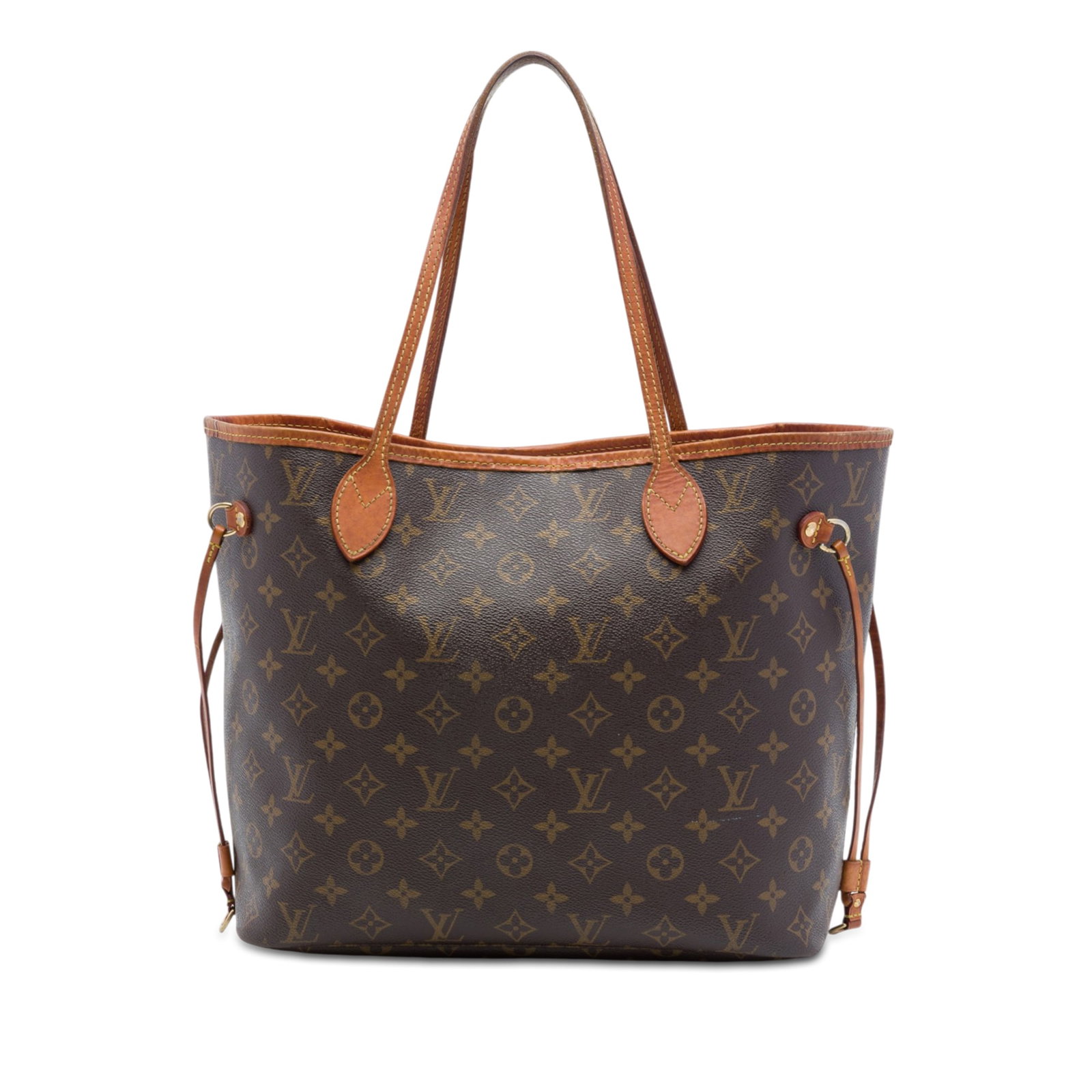 Louis Vuitton Neverfull MM Monogram Canvas Tote Bag: Louis Vuitton Neverfull MM Monogram Canvas Tote Bag Louis Vuitton Monogram Neverfull MM tote bag crafted with a monogram canvas body, flat leather handles, a top lobster claw clasp closure, and an int