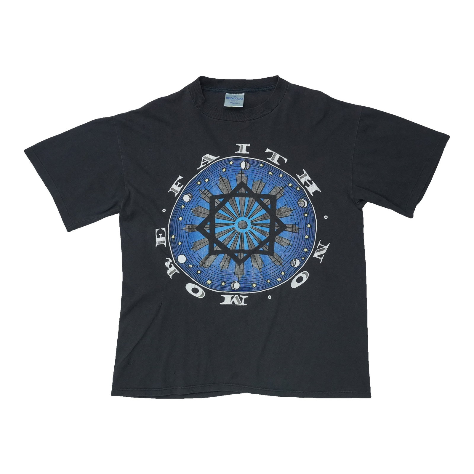Vintage 1992 Faith No More Black Cotton T Shirt Large: Vintage 1992 Faith No More Black Cotton T Shirt Large Original vintage 1992 Faith No More shirt in black 100% cotton. This is a true vintage piece, not a modern reproduction. Sizes vary, so the provid