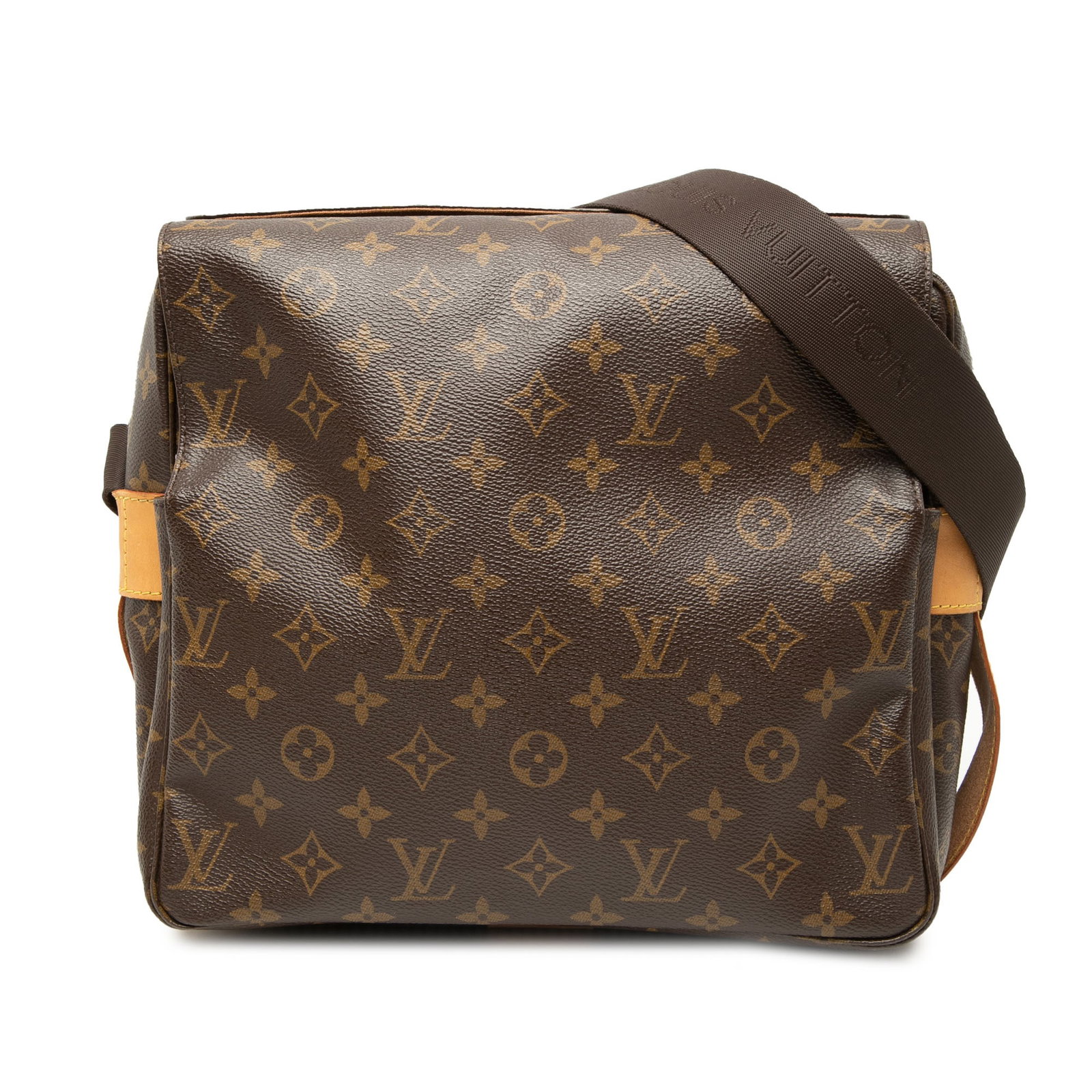 Louis Vuitton Naviglio Monogram Canvas Shoulder Bag: Louis Vuitton Naviglio Monogram Canvas Shoulder Bag Louis Vuitton Monogram Naviglio shoulder bag crafted with a monogram canvas body and vachetta leather trim. It features an adjustable flat strap, a 