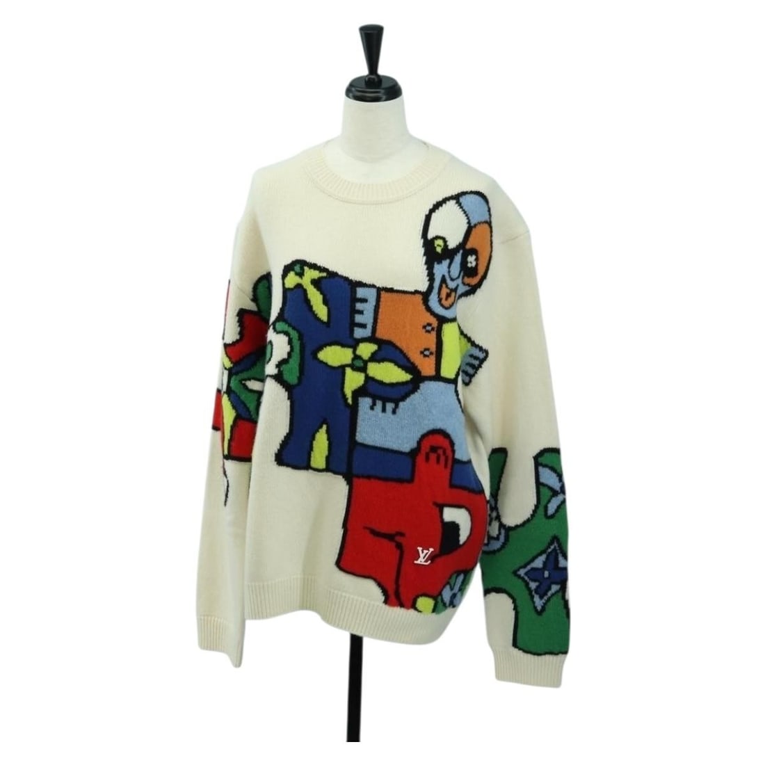 Louis Vuitton Multicolor Wool Knit Jacket Womens Italy (1 of 18)