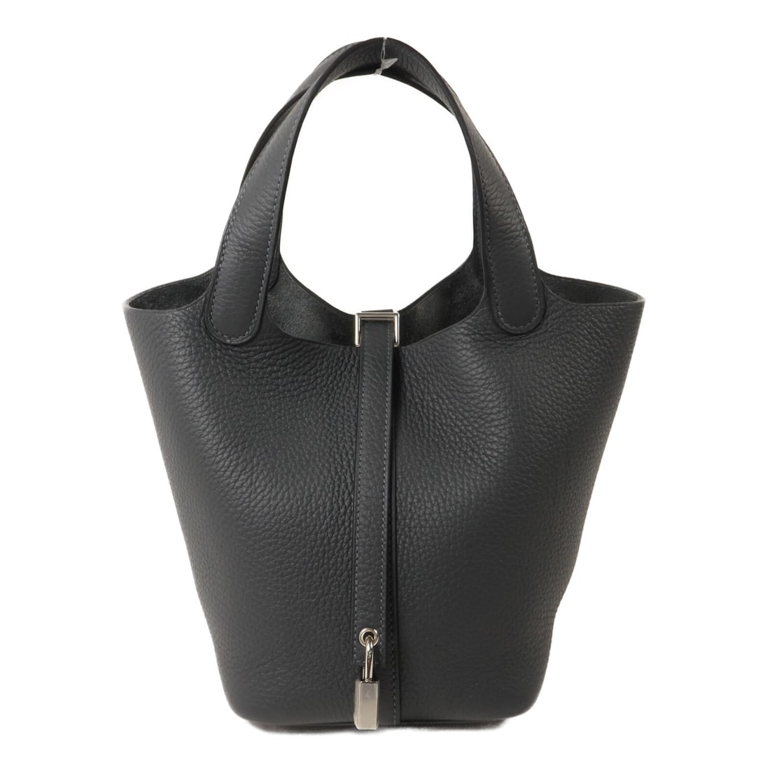 Hermes Picotin PM Taurillon Clemence Tote Gris Misty PHW (1 of 15)