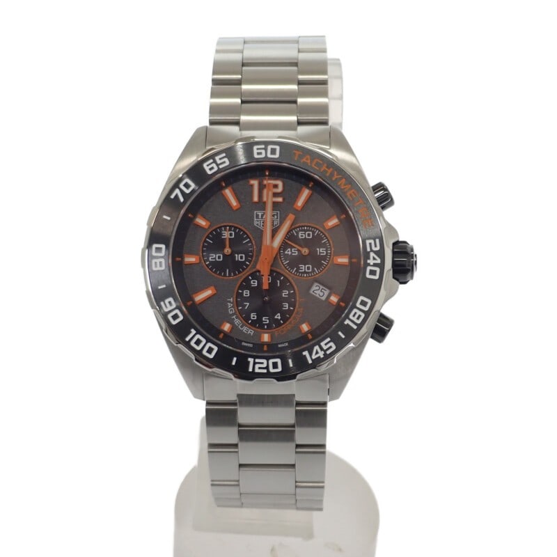 TAG Heuer CAZ101AH.BA0842 Formula 1 Chronograph mens wristwatch: TAG Heuer CAZ101AH.BA0842 Formula 1 Chronograph mens wristwatch TAG Heuer Formula 1 Chronograph men's wristwatch with a sporty motorsport-inspired design. This stainless steel watch features a gray di
