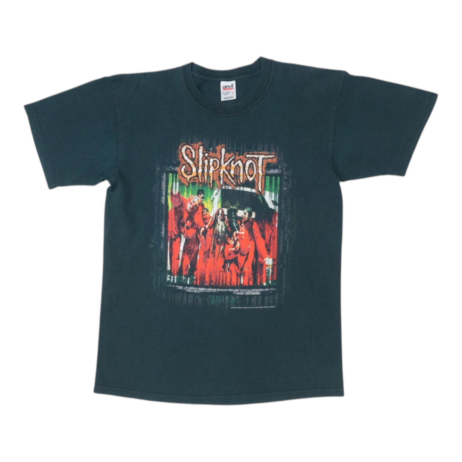 Vintage Slipknot black cotton shirt with front and back graphics (1 of 6)