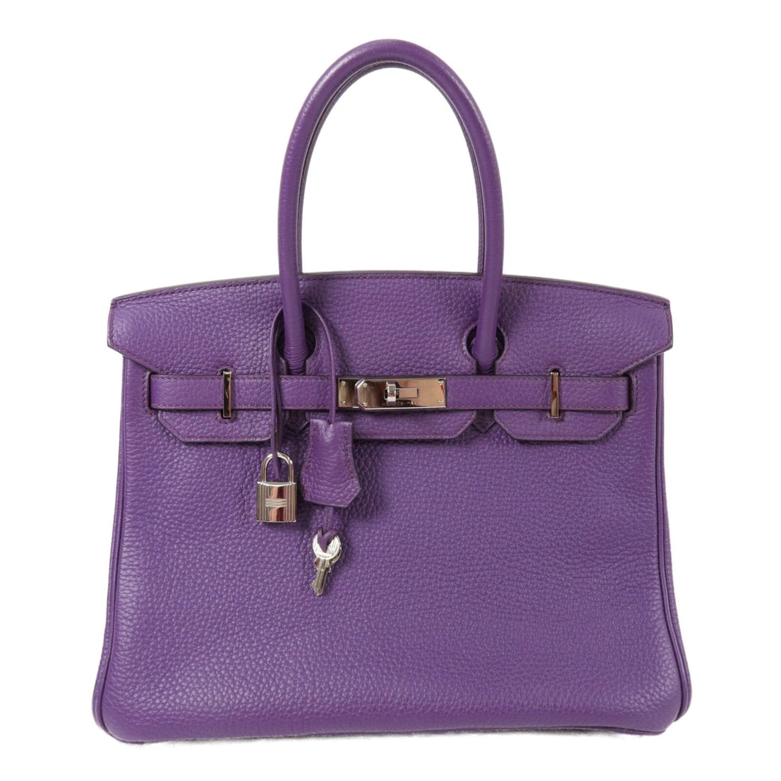 Hermes Birkin 30 Togo Leather Handbag Anemone PHW (1 of 14)