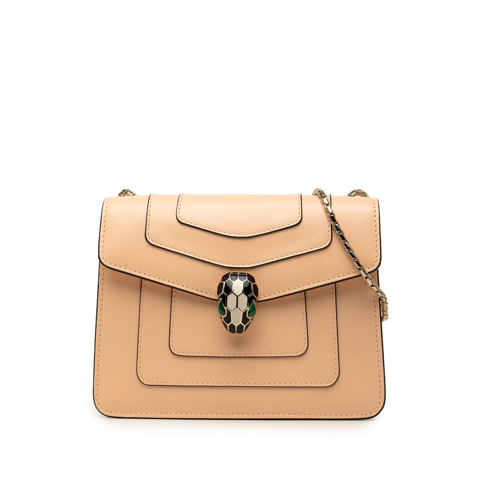 Bvlgari Serpenti Forever Small Square Leather Crossbody Bag (1 of 7)
