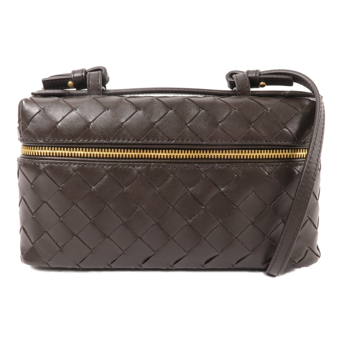 Bottega Veneta Bang Bang Brown Calfskin Shoulder Bag 789109 V3IV1 2132: Bottega Veneta Bang Bang Brown Calfskin Shoulder Bag 789109 V3IV1 2132 Bottega Veneta Bang Bang shoulder bag in brown calfskin leather with a structured silhouette and an interior open pocket. Include