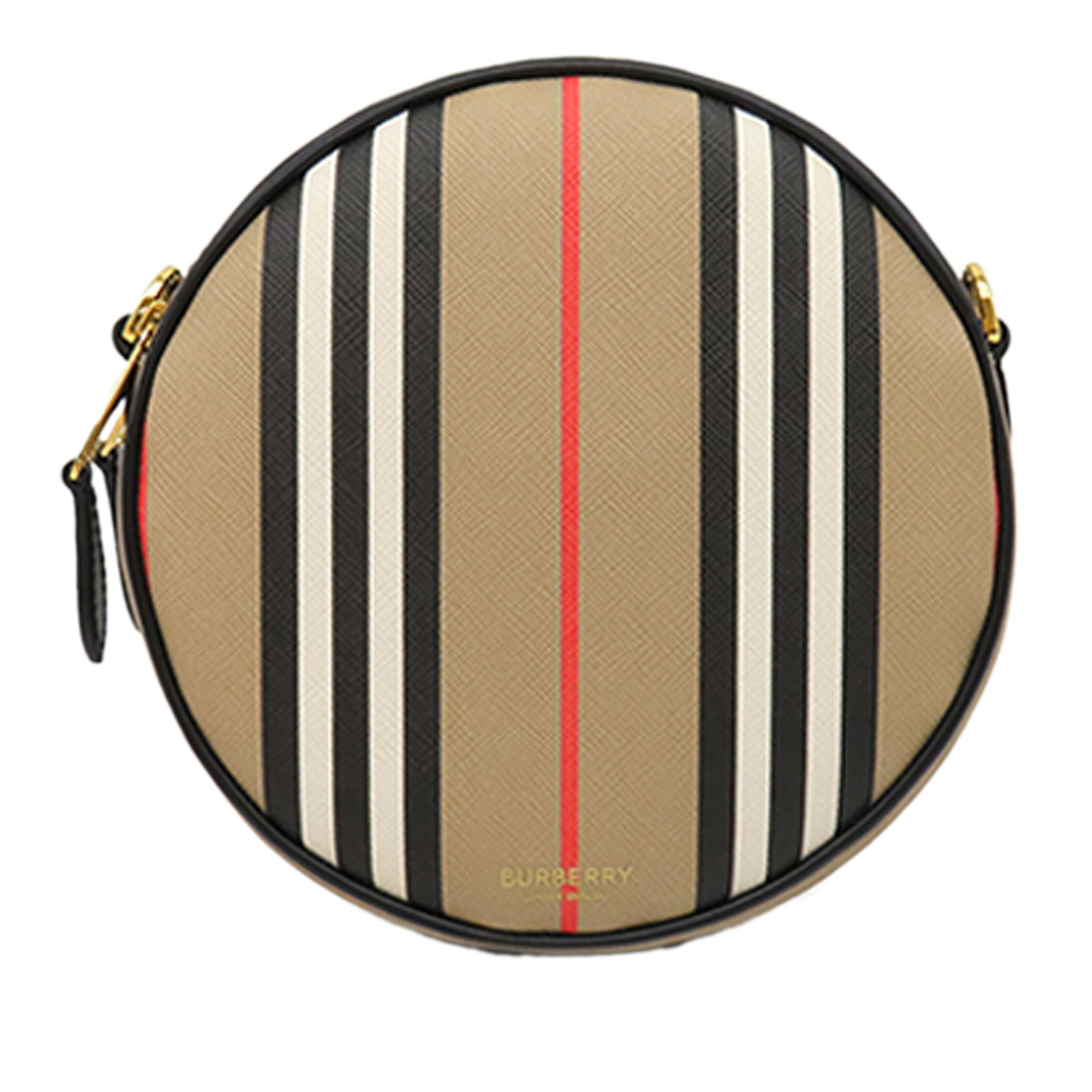 Burberry Louise Crossbody Bag in Icon Stripe Coated Canvas: Burberry Louise Crossbody Bag in Icon Stripe Coated Canvas Compact and practical, this Burberry Louise crossbody is crafted in coated canvas with the Icon Stripe design. It features a detachable and a