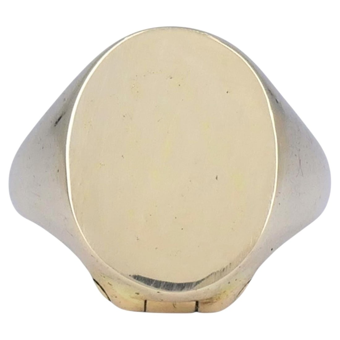 Antique 9ct Yellow Gold Signet Ring with Concealed Watch Key (1 of 10)