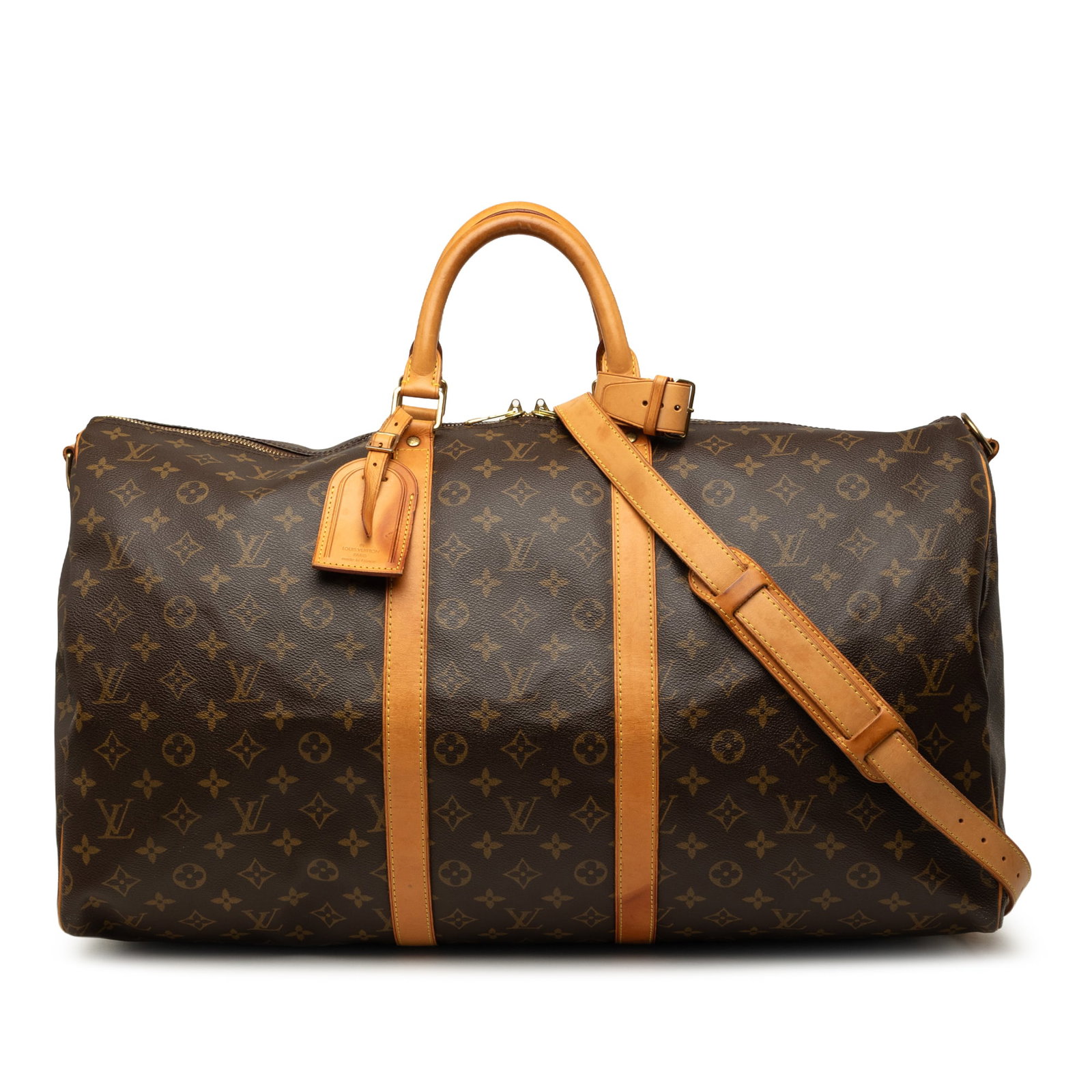 Louis Vuitton Keepall Bandouliere 55 Monogram Travel Bag (1 of 9)