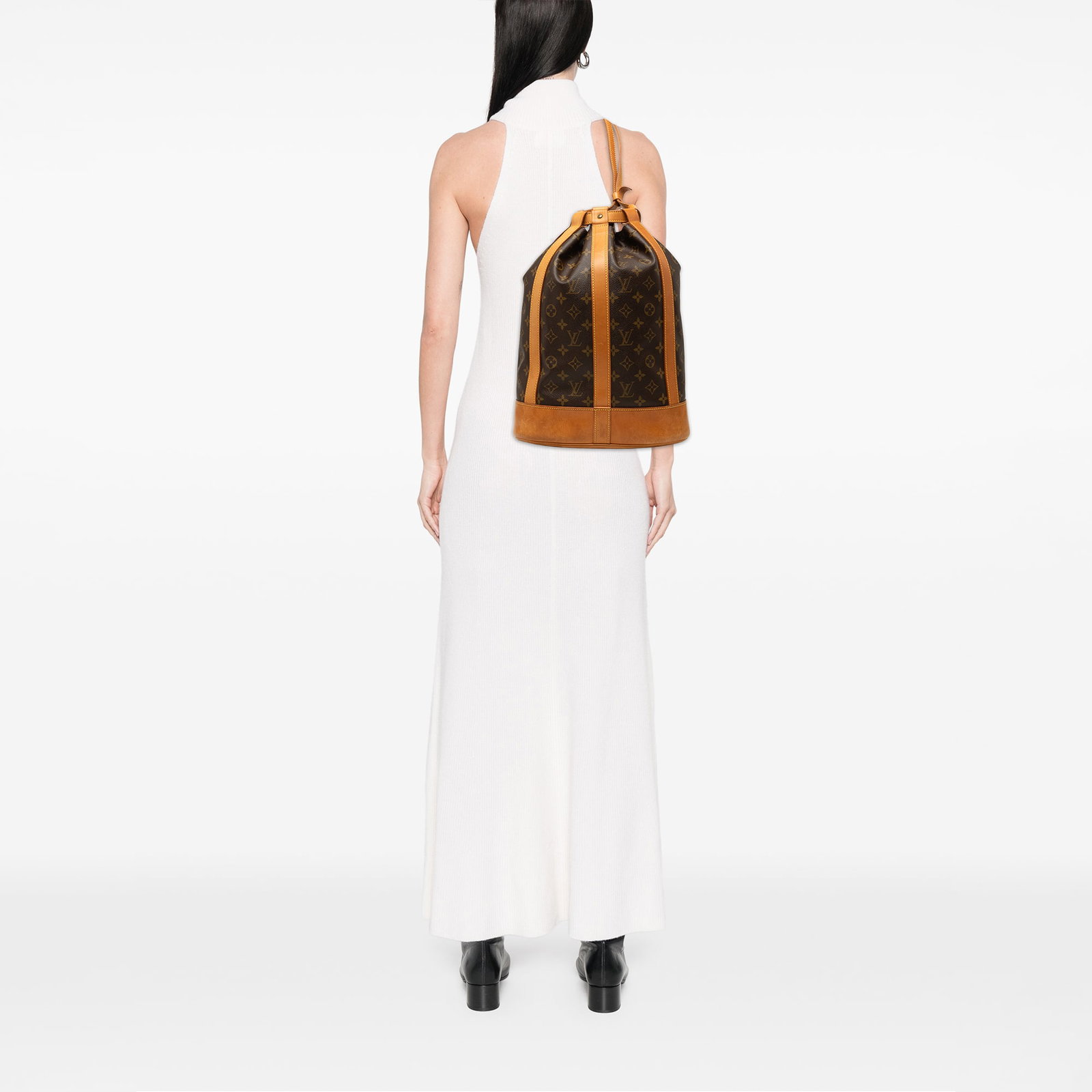 Louis Vuitton Randonnee PM Monogram Drawstring Backpack - 6