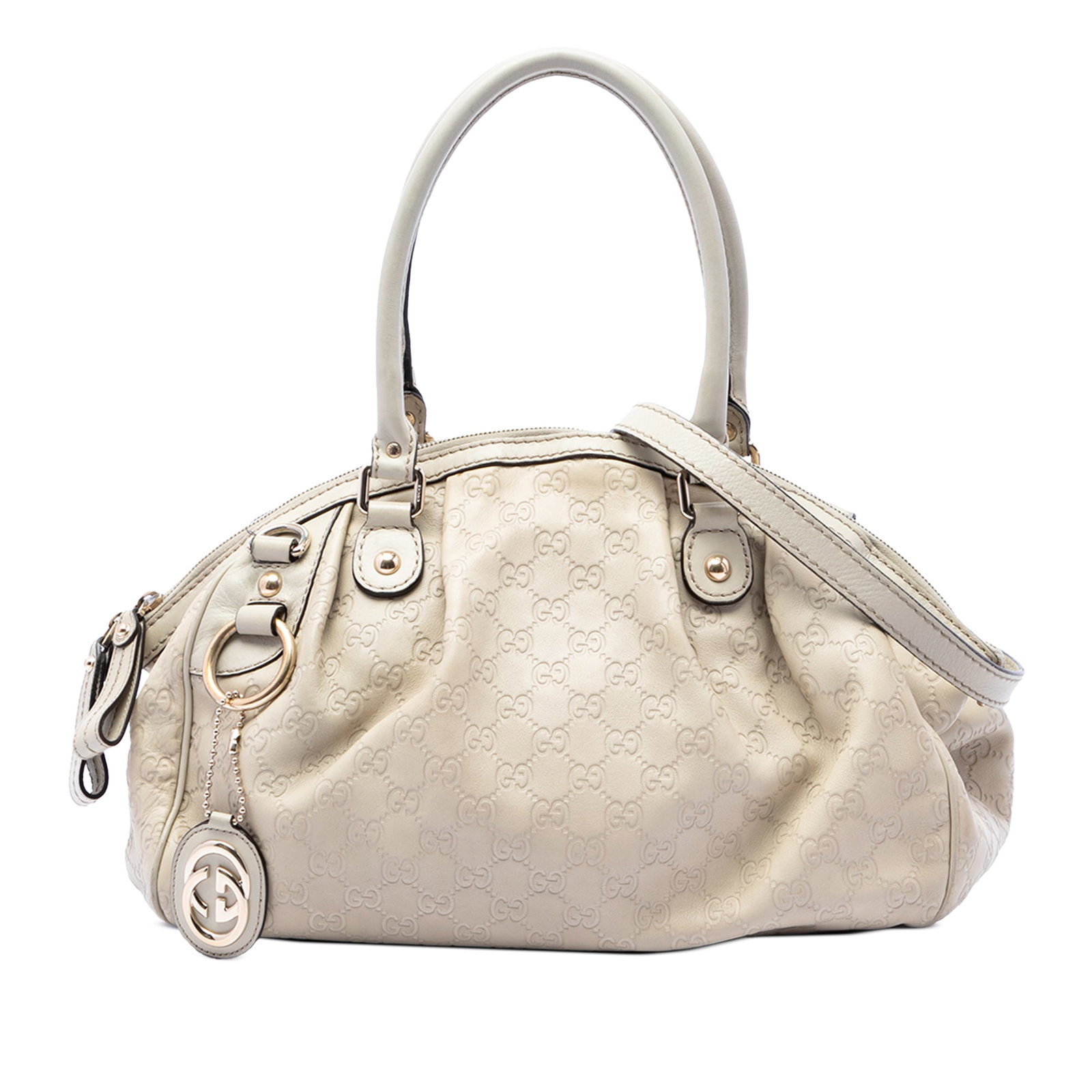 Gucci Guccissima Sukey Leather Satchel with Detachable Strap (1 of 6)