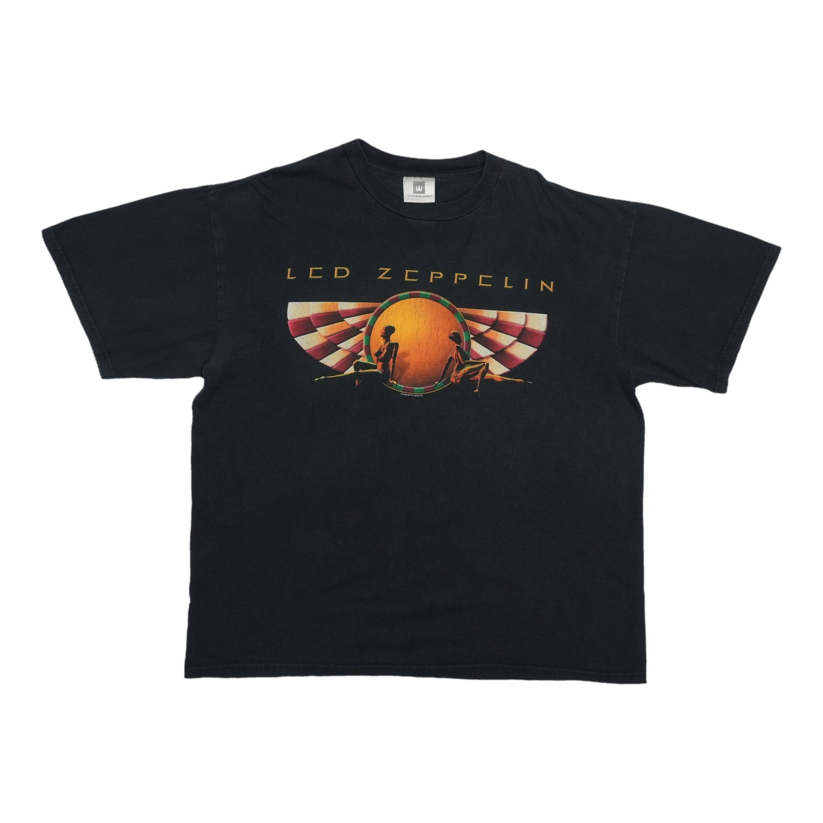 Black 2000 Led Zeppelin Vintage T Shirt 100% Cotton (1 of 5)