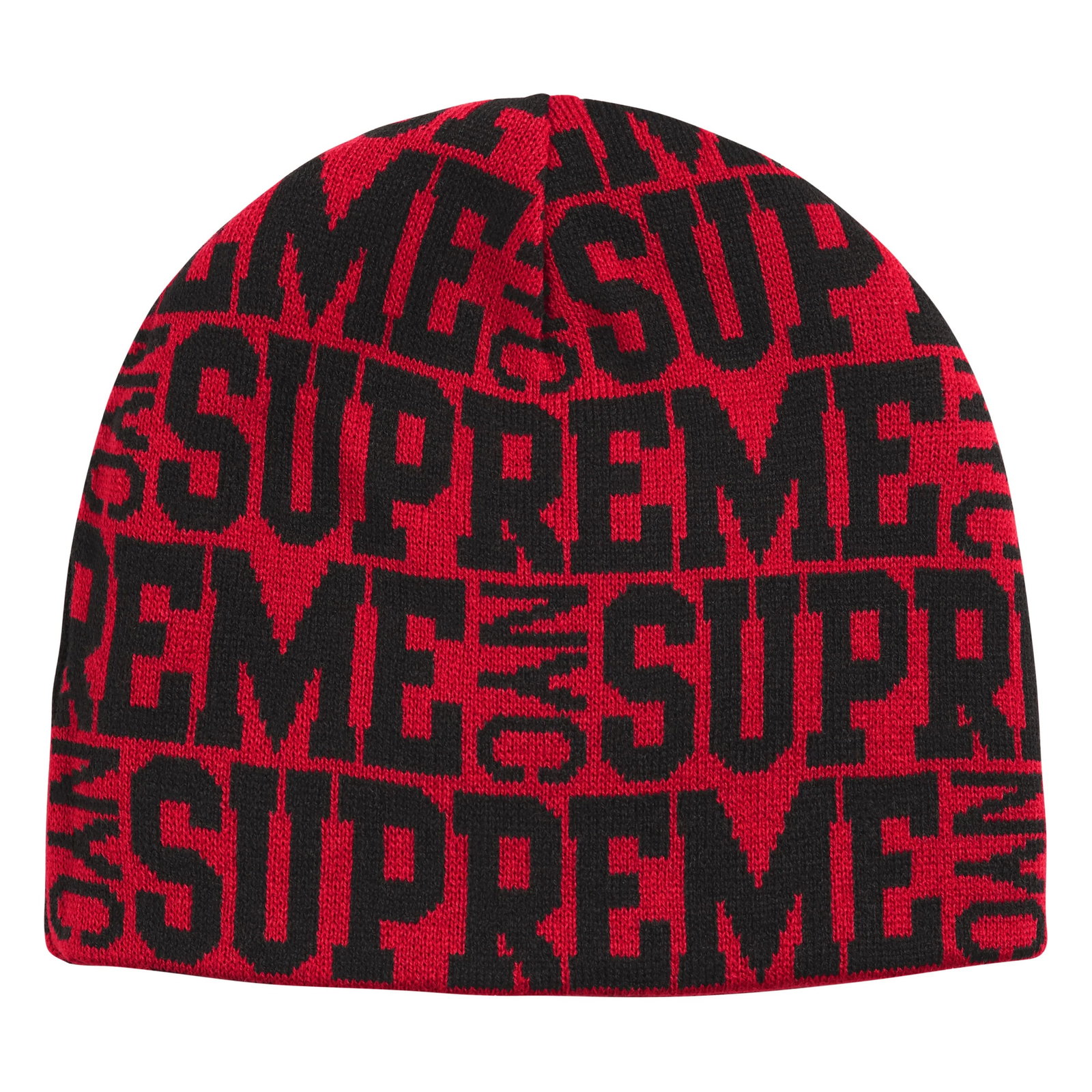 Supreme Red Reversible Camo Beanie Hat OSFA (1 of 3)
