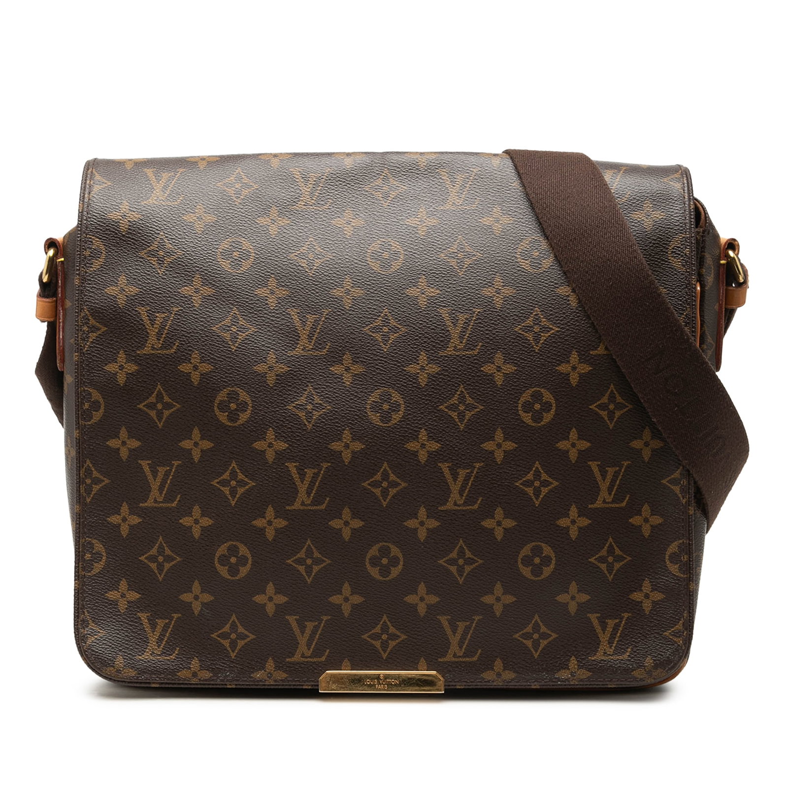 Louis Vuitton Abbesses Monogram Canvas Shoulder Bag Brown (1 of 6)