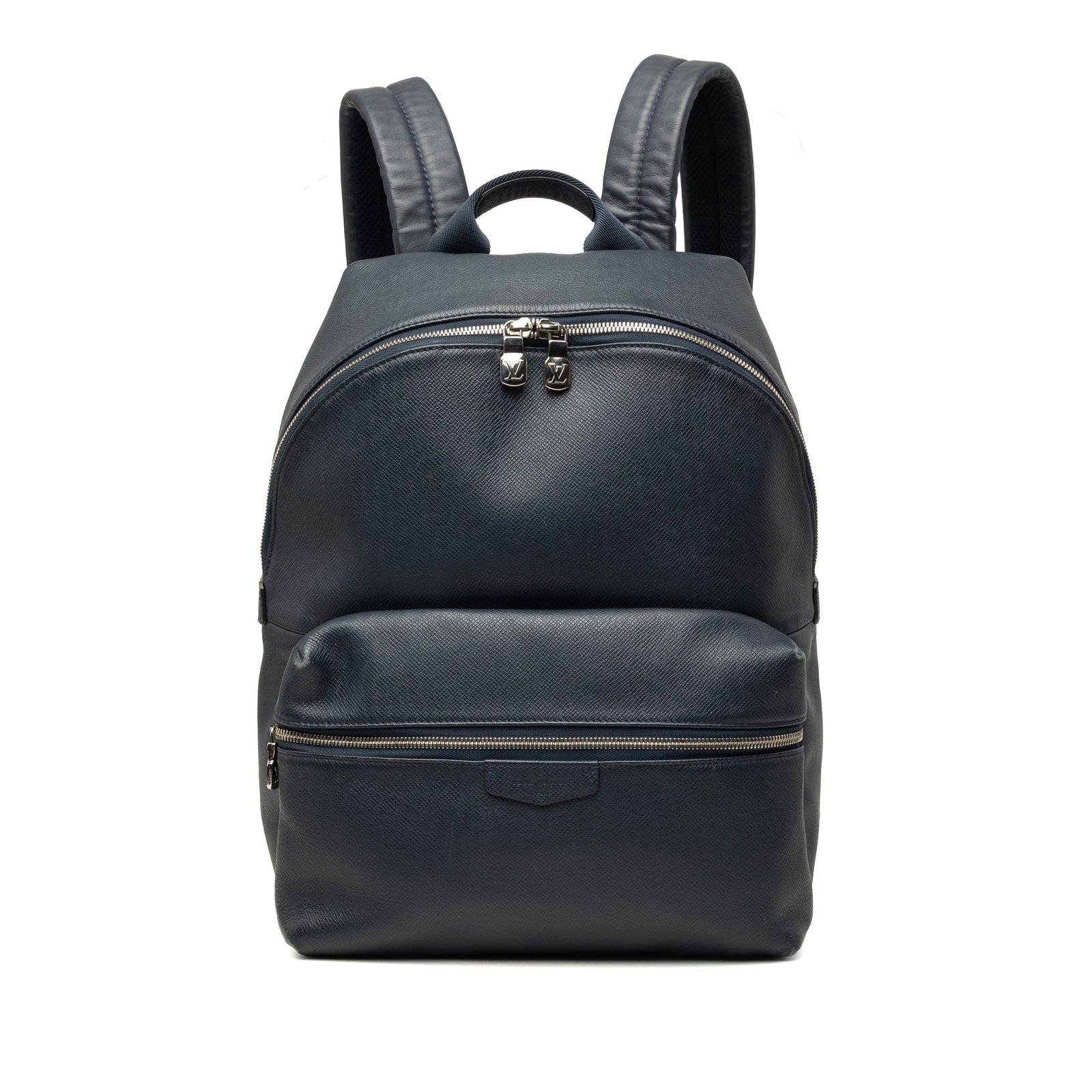 Louis Vuitton Discovery PM Taiga Leather Backpack Blue (1 of 6)