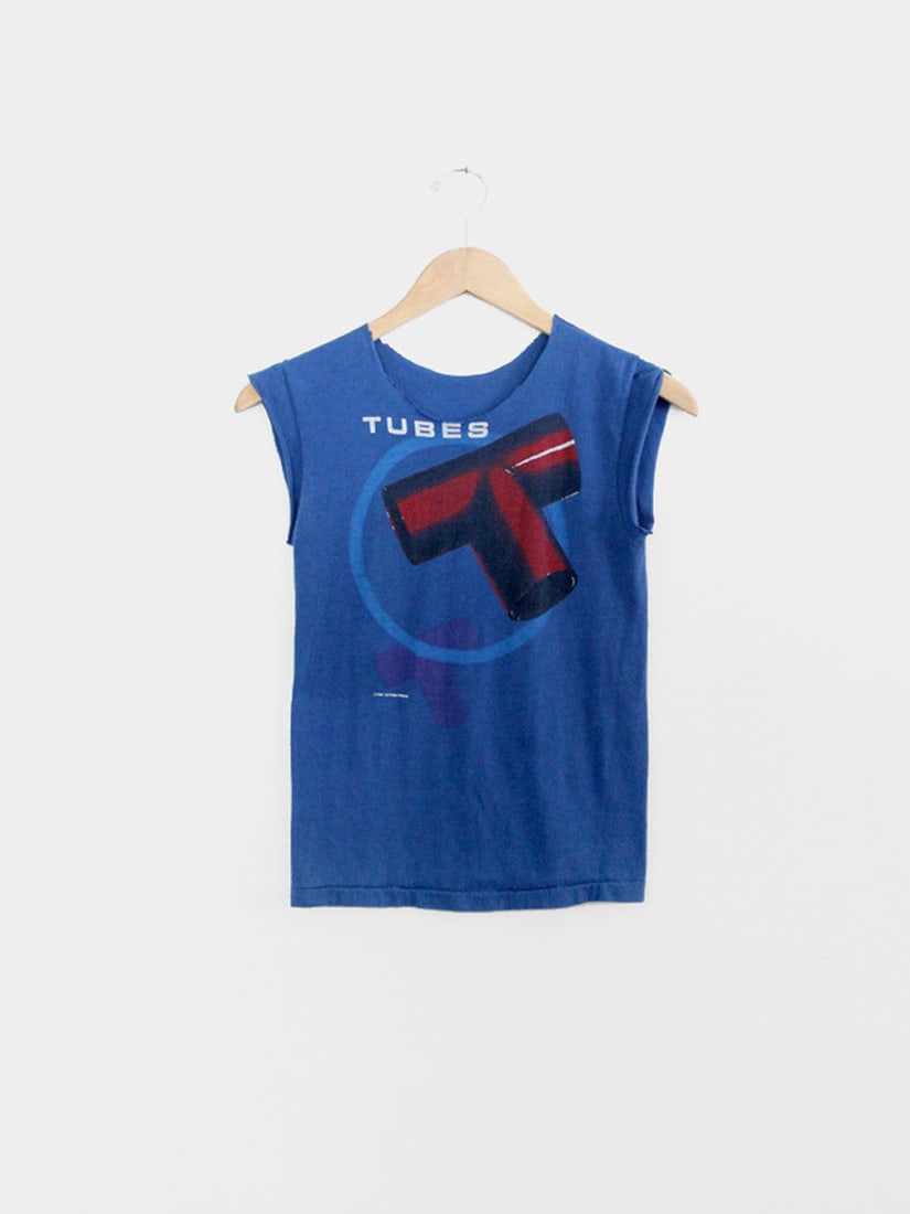 Vintage 1981 The Tubes Tour Muscle Tee Royal Blue (1 of 6)