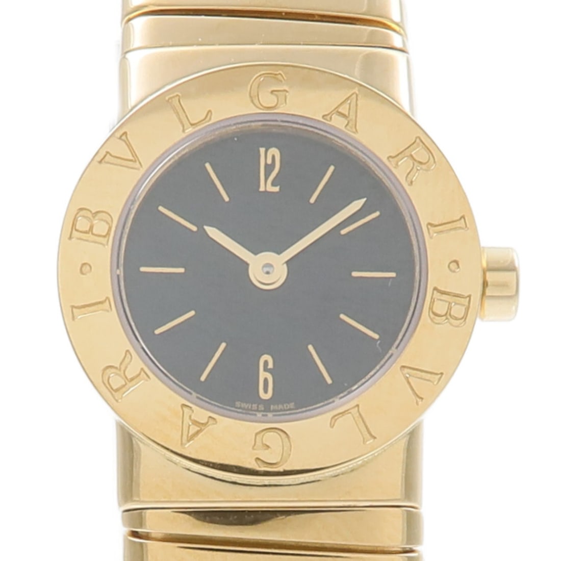 BVLGARI BB192T Tubogas ladies quartz wristwatch in 18K gold and stainless steel (1 of 11)