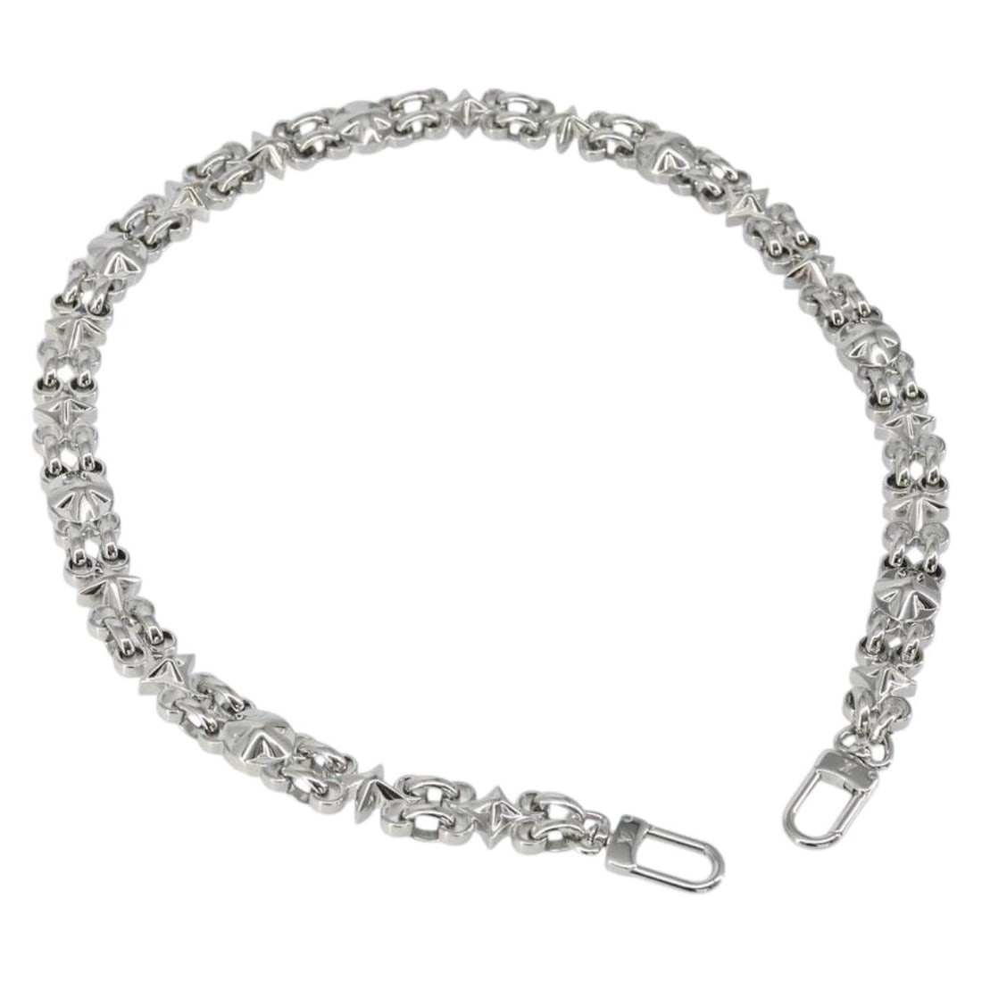 Louis Vuitton Dauphine Silver Stainless Shoulder Strap LV Auth (1 of 10)