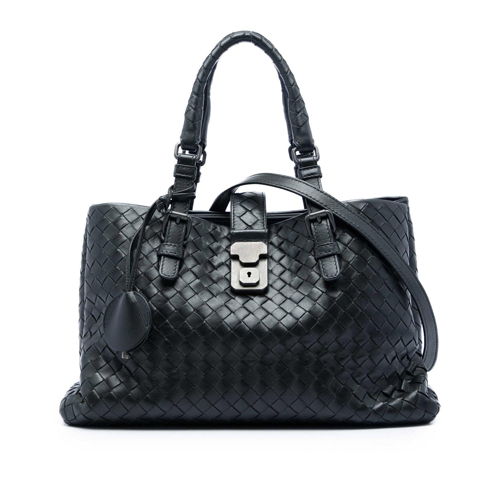 Bottega Veneta Roma Small Intrecciato Nappa Leather Satchel (1 of 7)