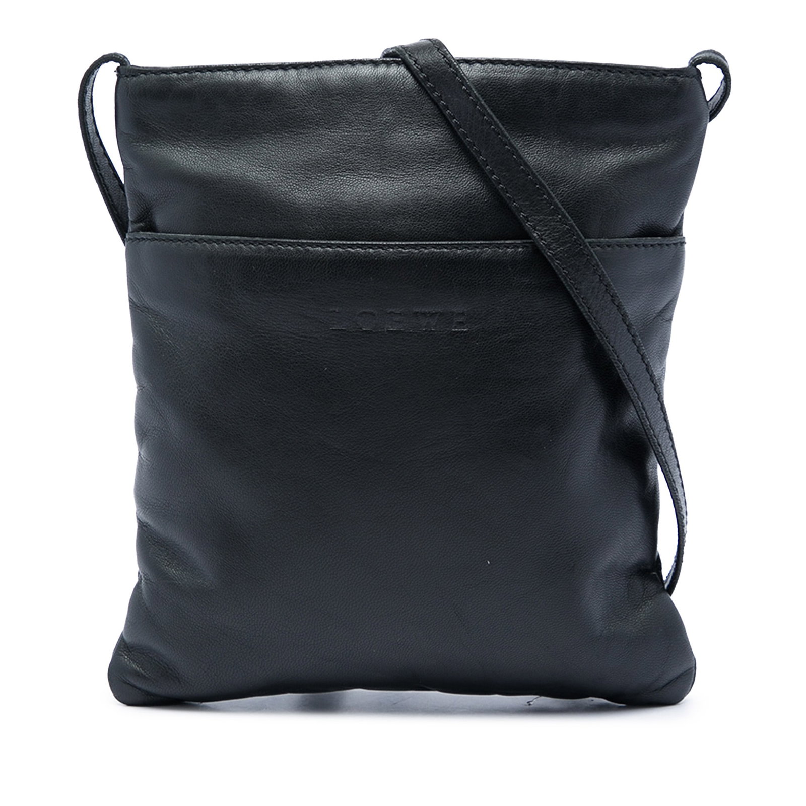 LOEWE Nappa leather crossbody bag in black (1 of 5)