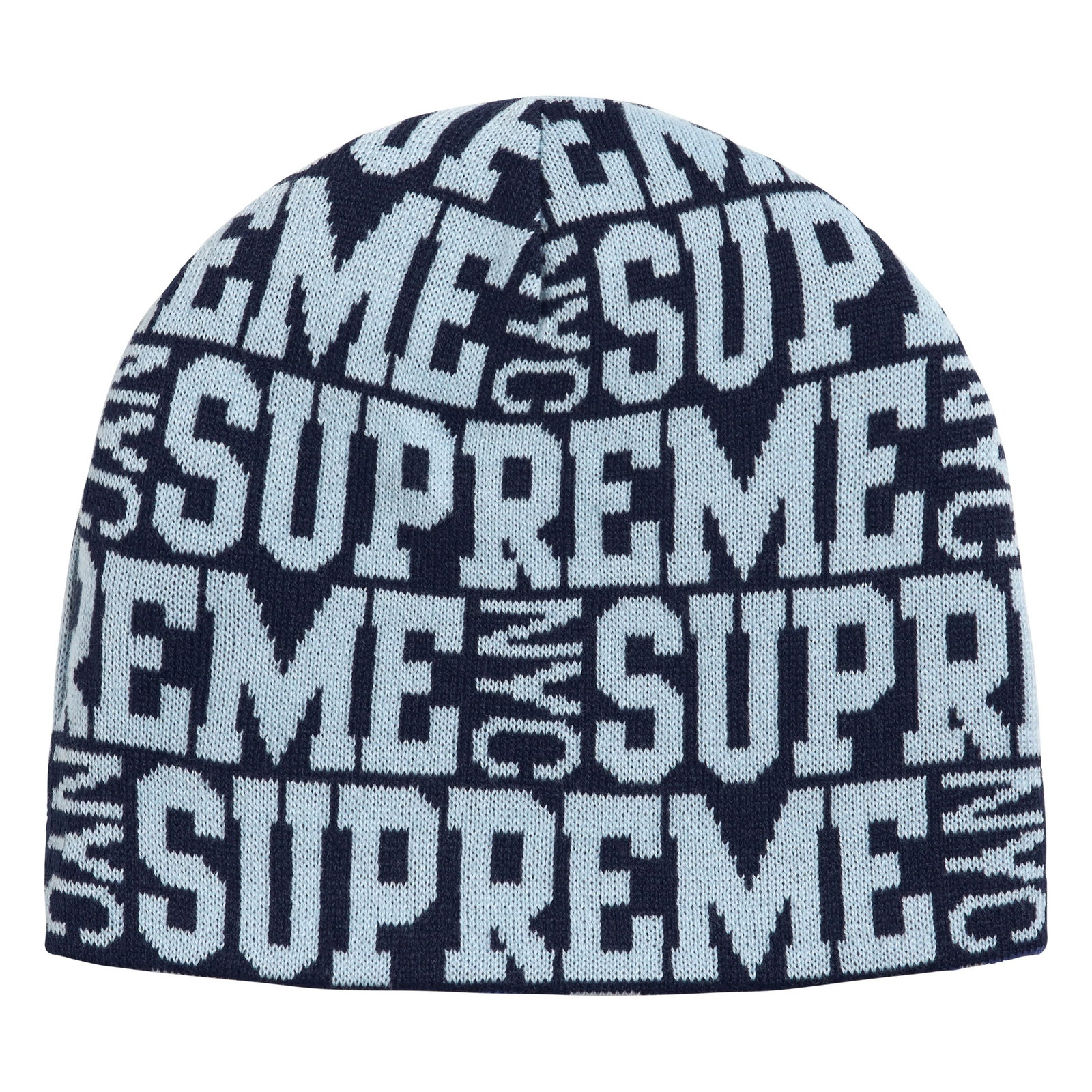 Supreme Navy Camo Reversible Beanie Hat OSFA (1 of 3)