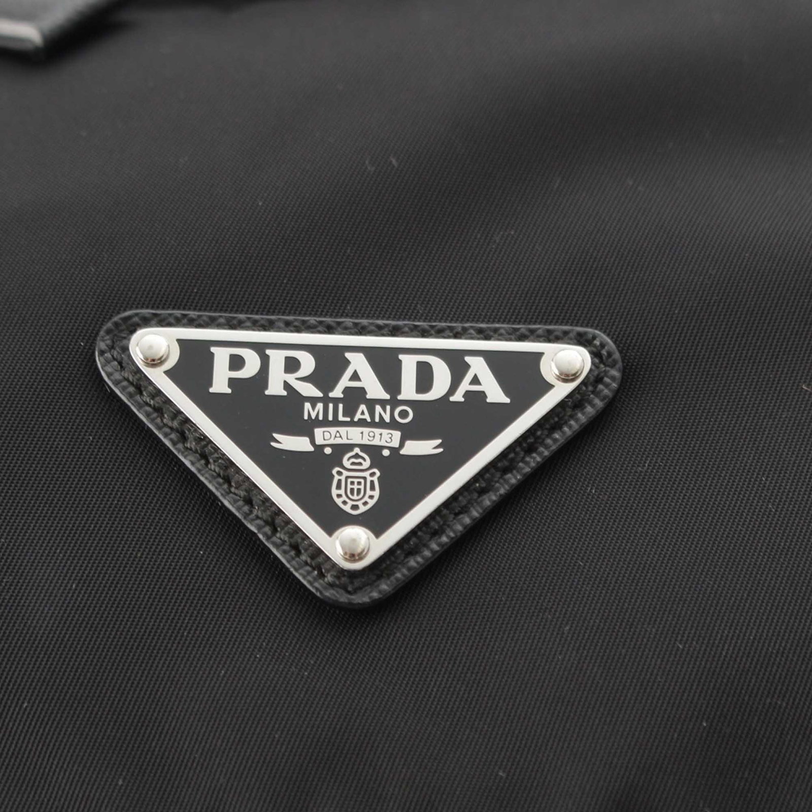 Prada Tessuto Nylon Drawstring Flap Backpack Black - 8