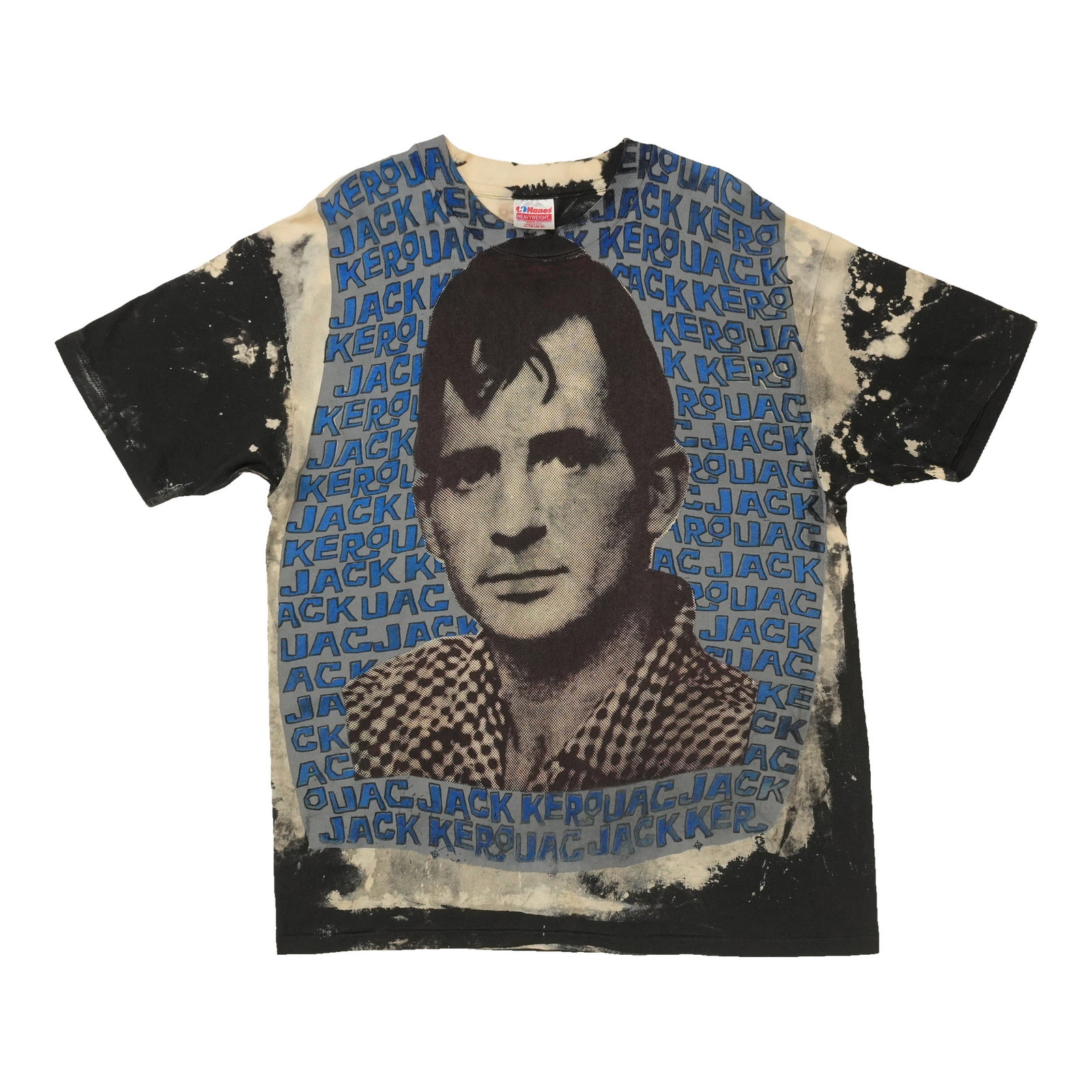 Mosquitohead Jack Kerouac Vintage 1980s Black Cotton T Shirt XL (1 of 3)