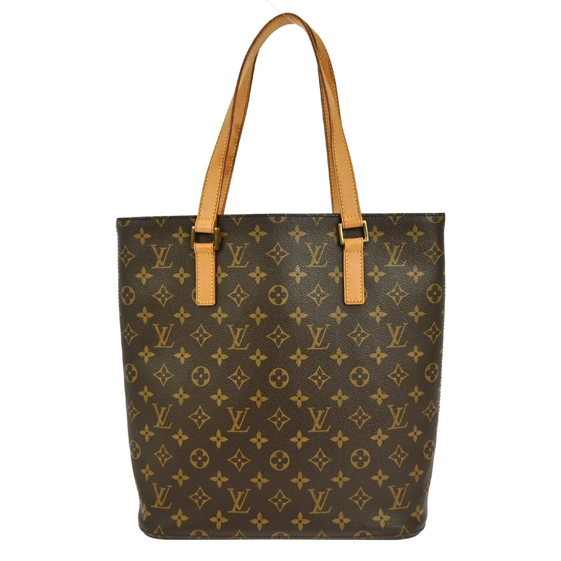 Louis Vuitton Vavin GM Monogram Canvas Large Tote M51170: Louis Vuitton Vavin GM Monogram Canvas Large Tote M51170 Vintage Louis Vuitton Vavin GM tote handbag in brown Monogram canvas with leather trim and double handles. This open-top tote features a brown 