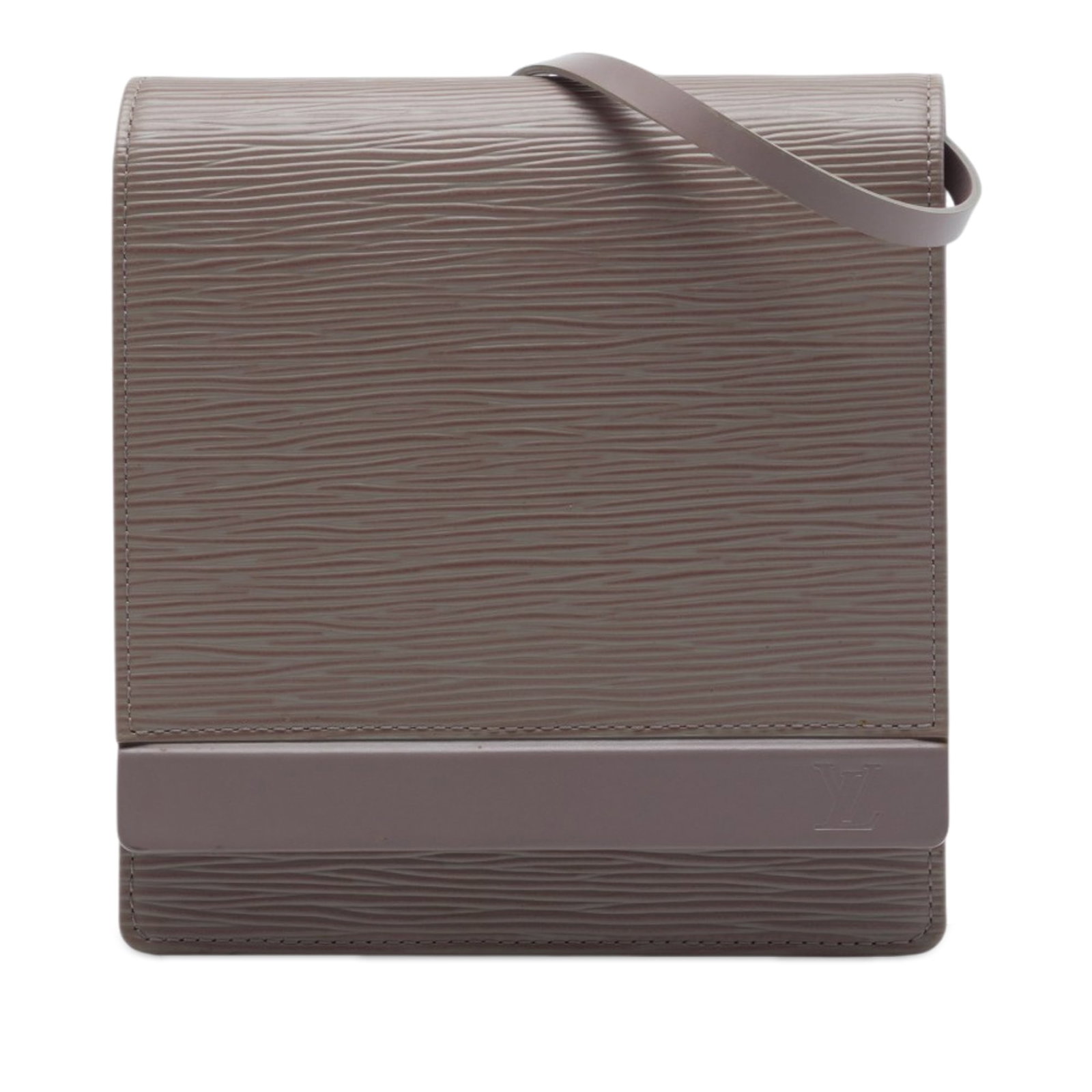 Louis Vuitton Epi Biarritz Purple Leather Shoulder Bag: Louis Vuitton Epi Biarritz Purple Leather Shoulder Bag A Louis Vuitton Epi Biarritz shoulder bag in purple epi leather. It features an adjustable flat leather shoulder strap, a flap with magnetic snap