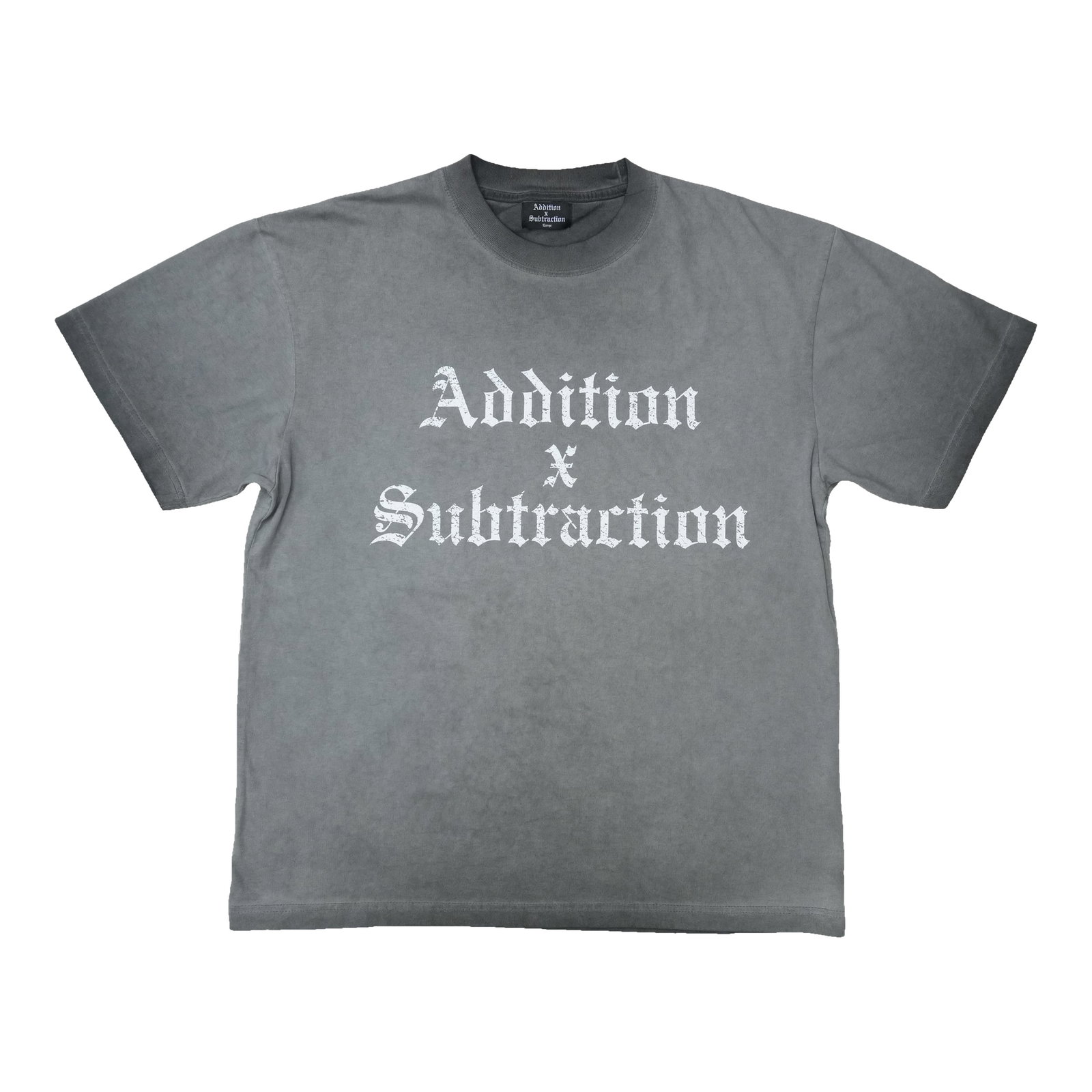 Vintage Wash Black T Shirt Addition by Subtraction XXL (1 of 1)