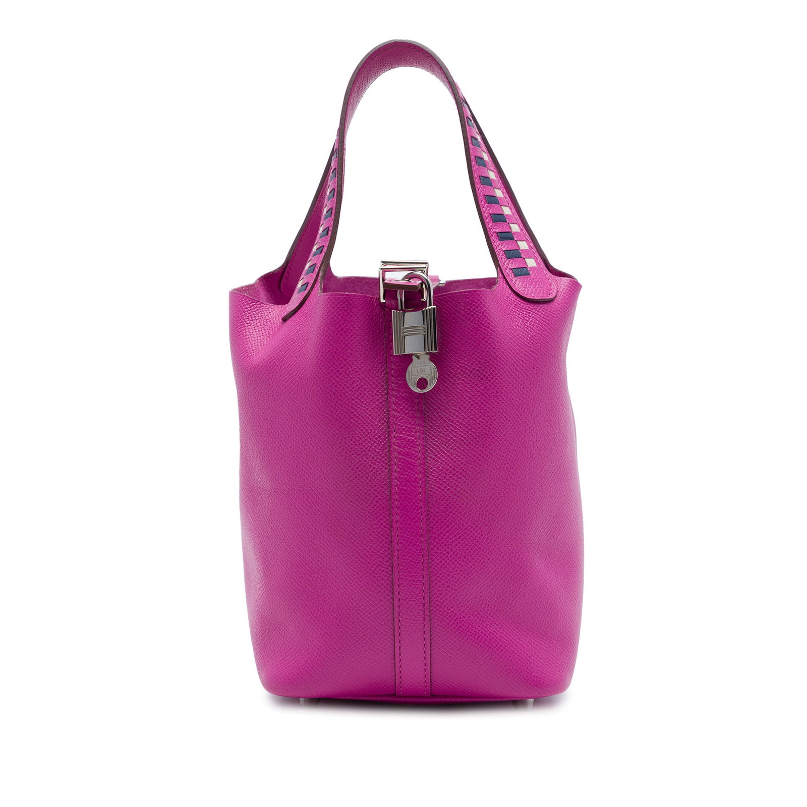 Hermes Picotin Lock 18 Epsom Tressage Leather Bag Pink (1 of 6)