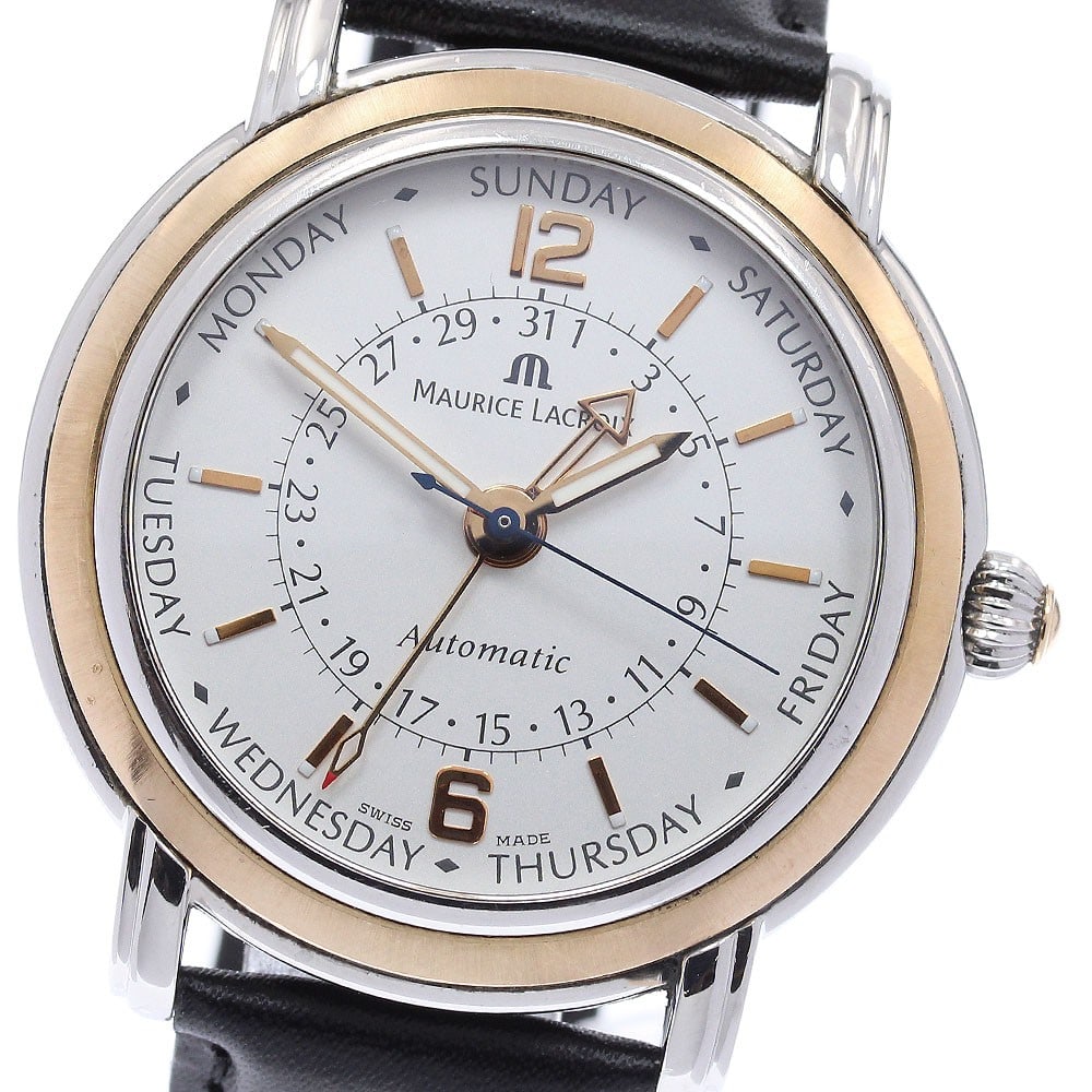 Maurice Lacroix Masterpiece Five Hands MP6328 mens automatic day-date watch (1 of 6)