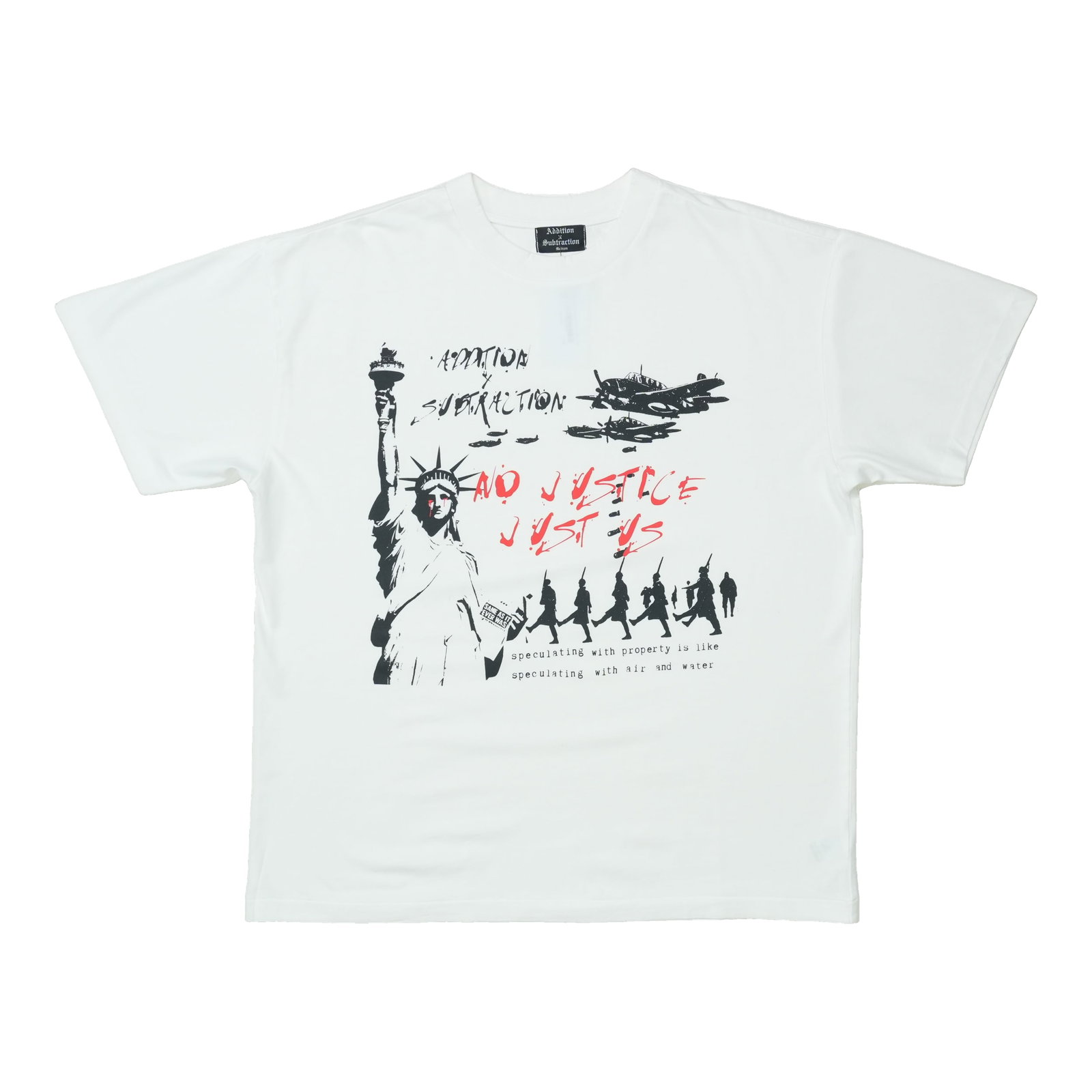 Addition by Subtraction Same As It Ever Was T Shirt XL White (1 of 1)