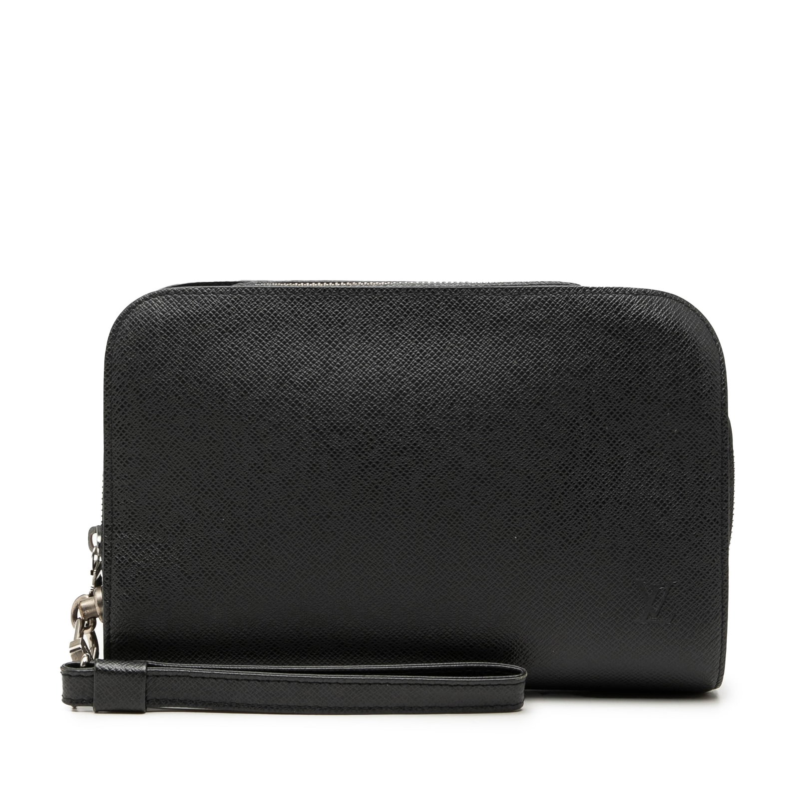 Louis Vuitton Baikal Taiga Leather Clutch Wristlet Black (1 of 6)