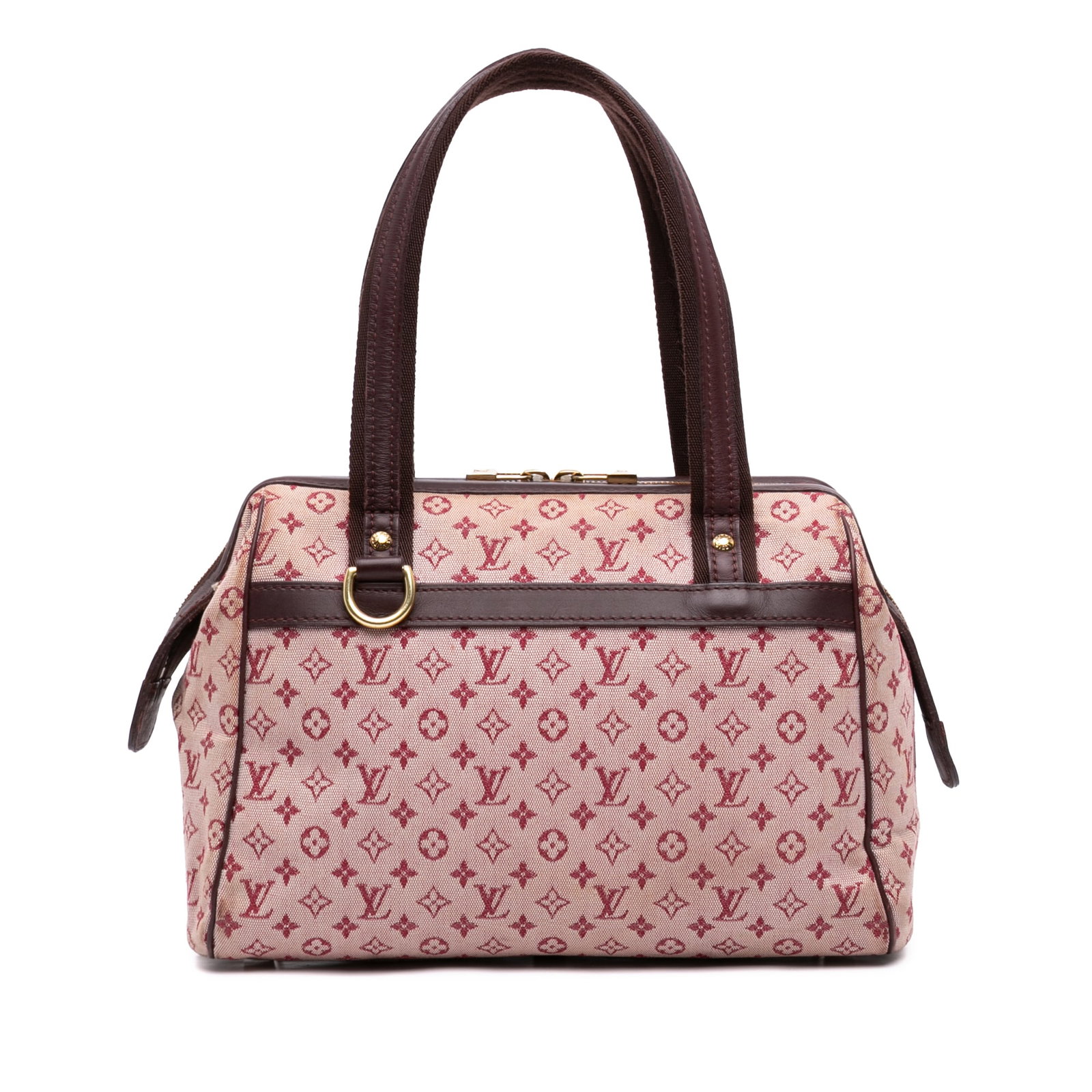 Louis Vuitton Josephine PM Mini Lin Monogram Handbag: Louis Vuitton Josephine PM Mini Lin Monogram Handbag This Louis Vuitton Josephine PM handbag is crafted in Monogram Mini Lin canvas with leather trim and flat leather straps. It features a top zip clo