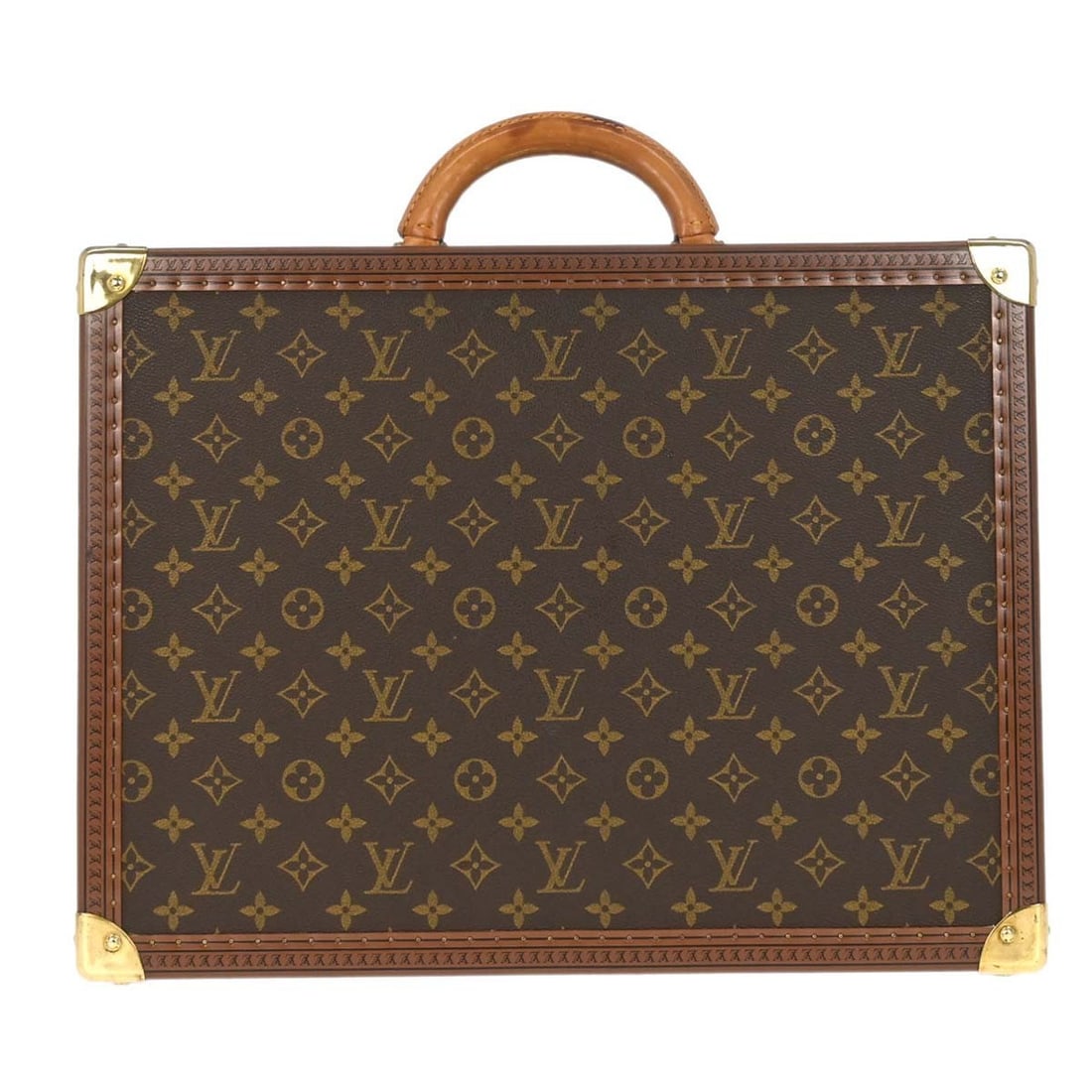 Louis Vuitton Cotteville luggage trunk in brown monogram canvas (1 of 18)