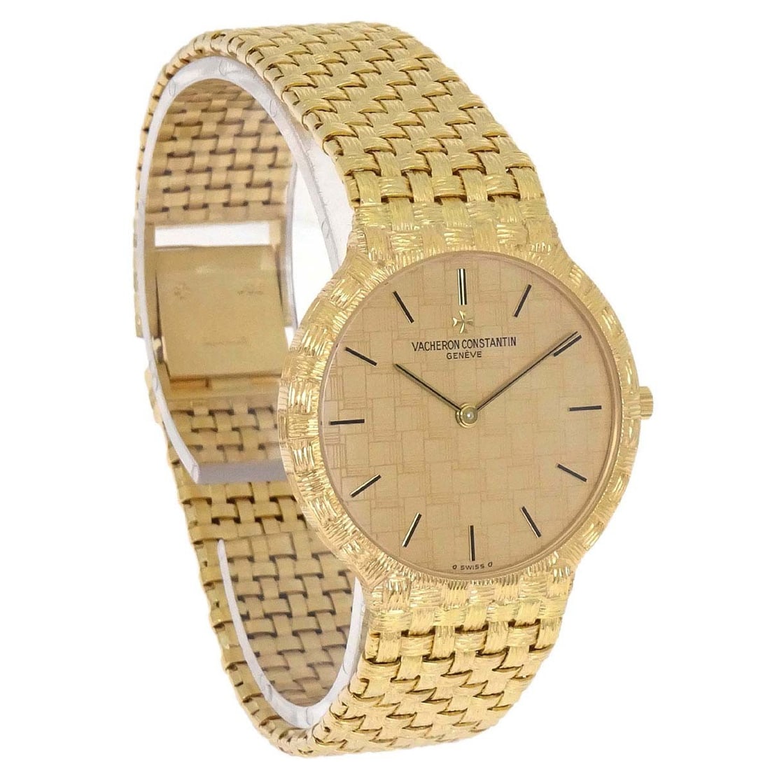 Vacheron Constantin Mesh Doll 31mm 18K Yellow Gold Quartz Wristwatch (1 of 10)