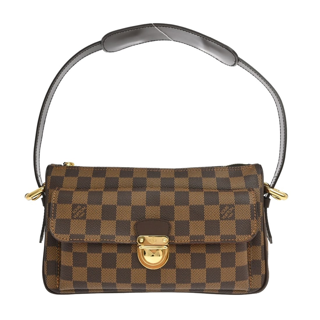 Louis Vuitton Ravello Brown Canvas Handbag: Louis Vuitton Ravello Brown Canvas Handbag Louis Vuitton Ravello handbag in brown Damier canvas. A refined everyday bag with a compact silhouette and very good overall condition. Specifications Brand: