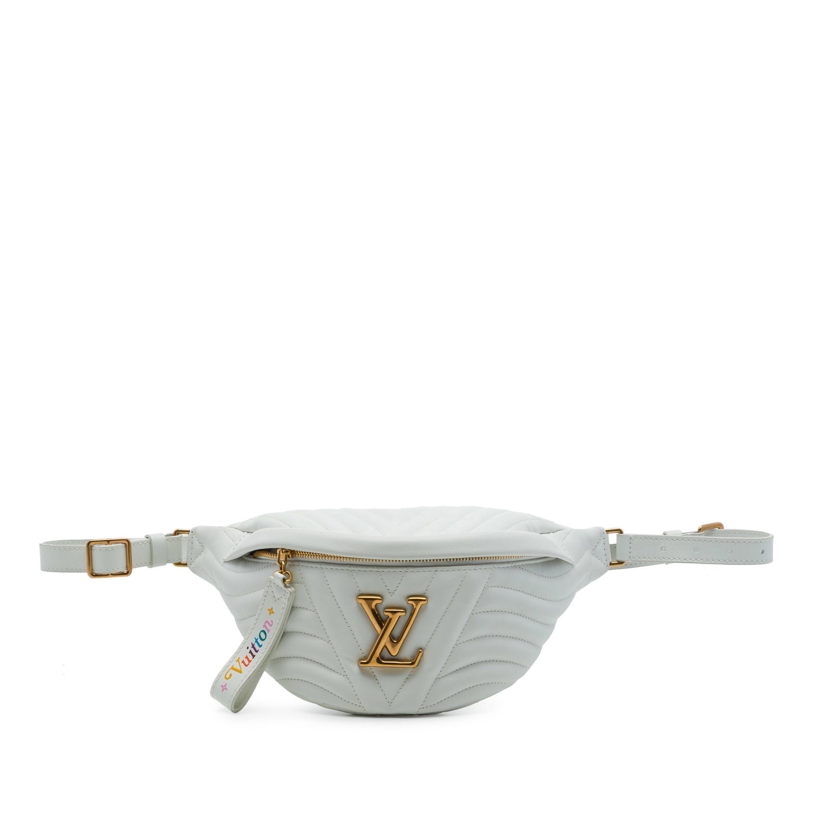 Louis Vuitton New Wave Bumbag White Calfskin Leather Bag (1 of 6)