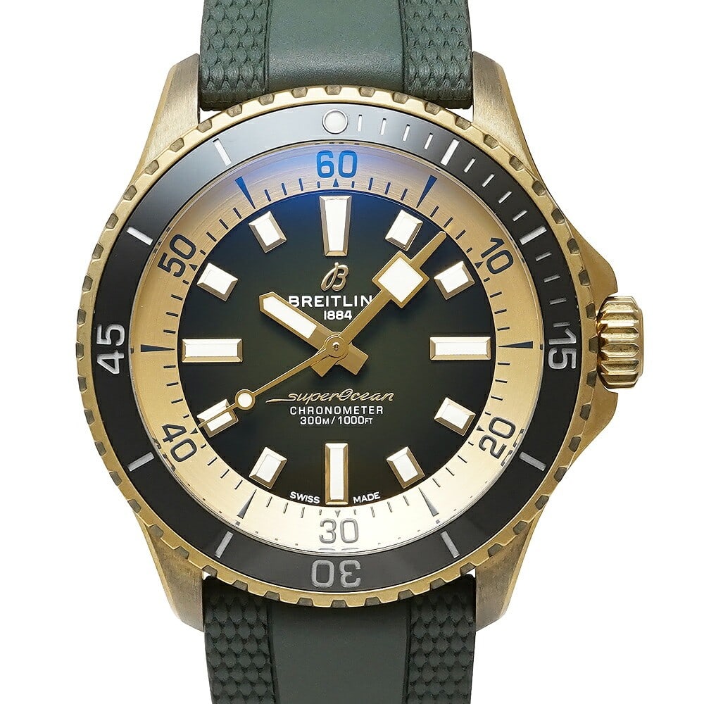 Breitling Superocean N17375 mens automatic bronze diver watch 42mm (1 of 8)