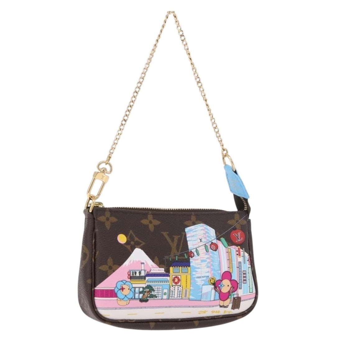 Louis Vuitton M81637 Vivienne Monogram Canvas Accessory Pouch: Louis Vuitton M81637 Vivienne Monogram Canvas Accessory Pouch Louis Vuitton Vivienne Mini Pochette Accessoires pouch in Monogram canvas. This women's accessory pouch is made in France and includes a d