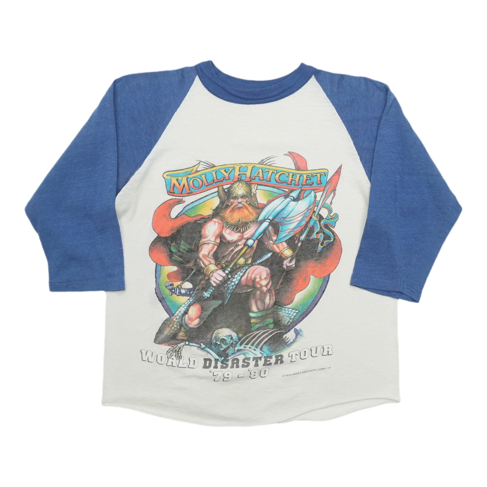 Vintage 1980 Molly Hatchet jersey shirt World Disaster Tour (1 of 5)